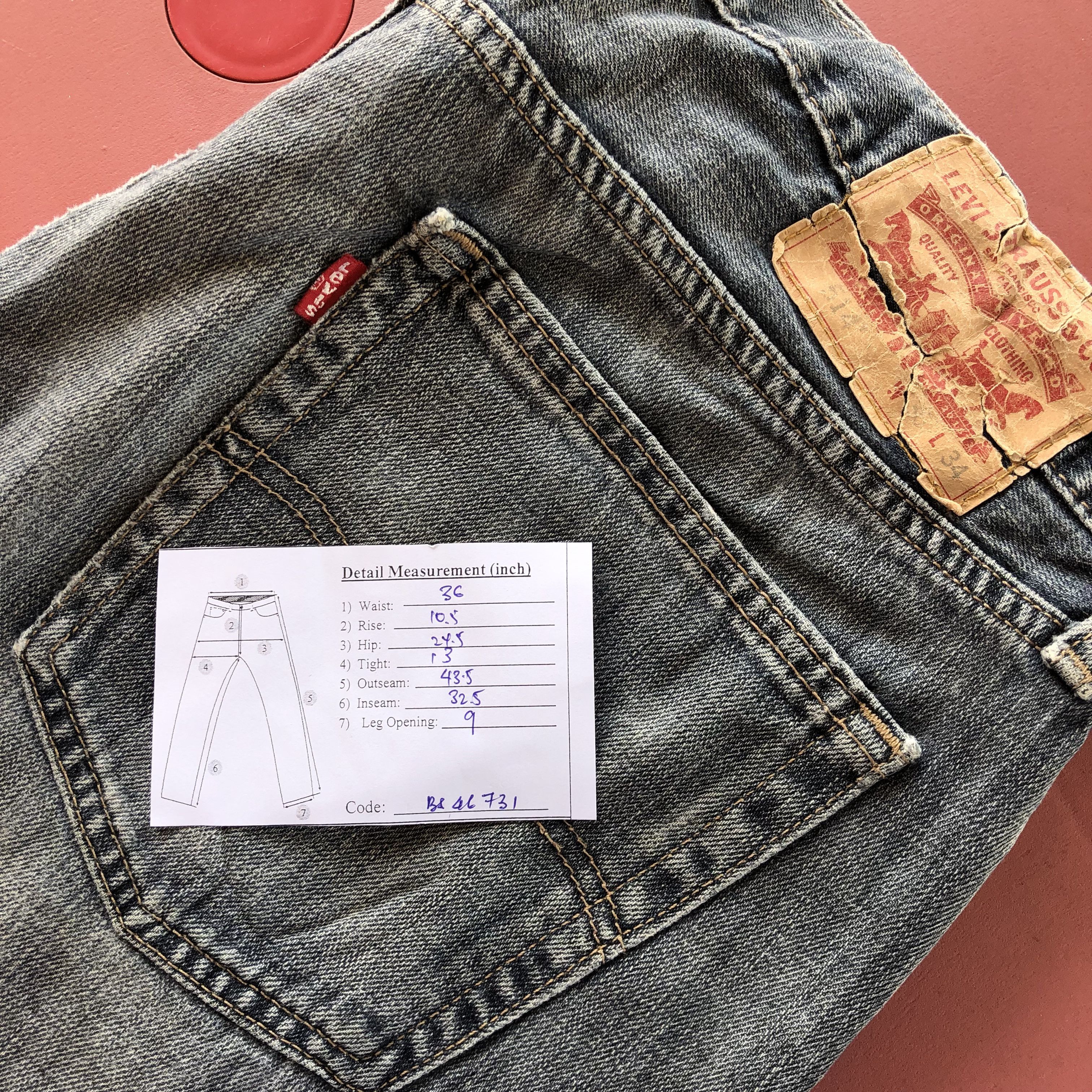 Levi's Vintage Levis Faded Black Jeans Distressed Levi's 514 Denim Size US 36 / EU 52 - 11 Thumbnail