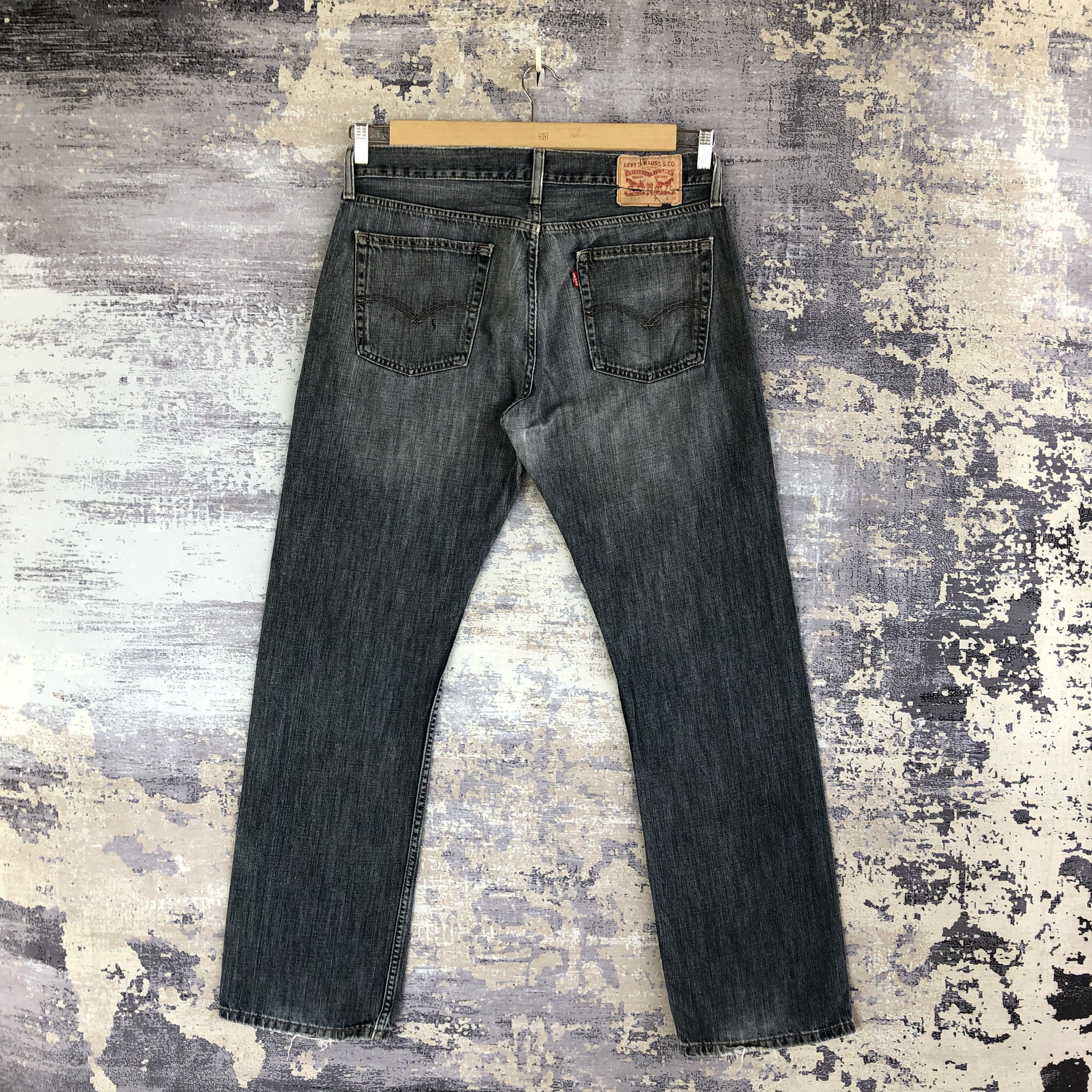 Levi's Vintage Levis Faded Black Jeans Distressed Levi's 514 Denim Size US 36 / EU 52 - 2 Thumbnail