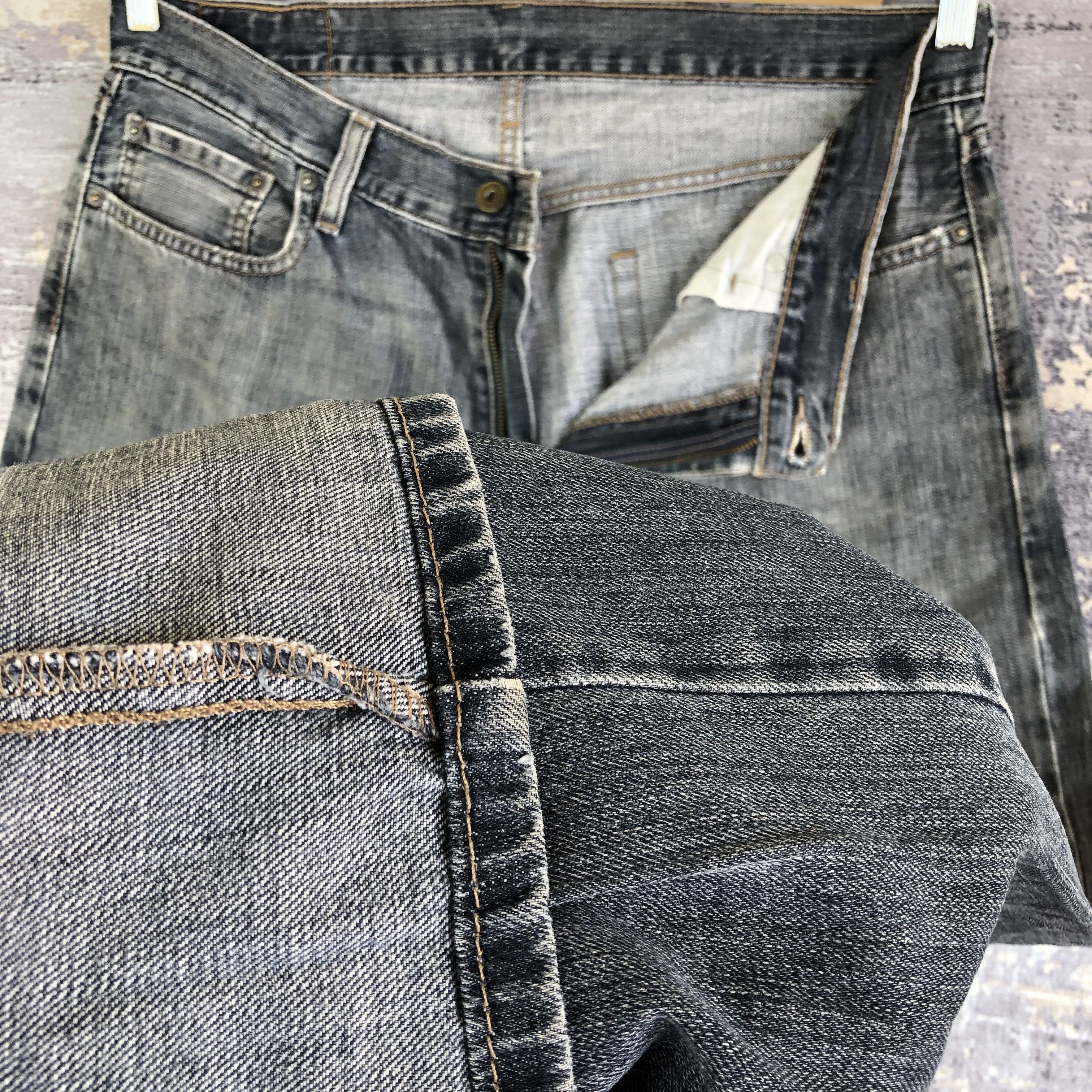 Levi's Vintage Levis Faded Black Jeans Distressed Levi's 514 Denim Size US 36 / EU 52 - 8 Thumbnail
