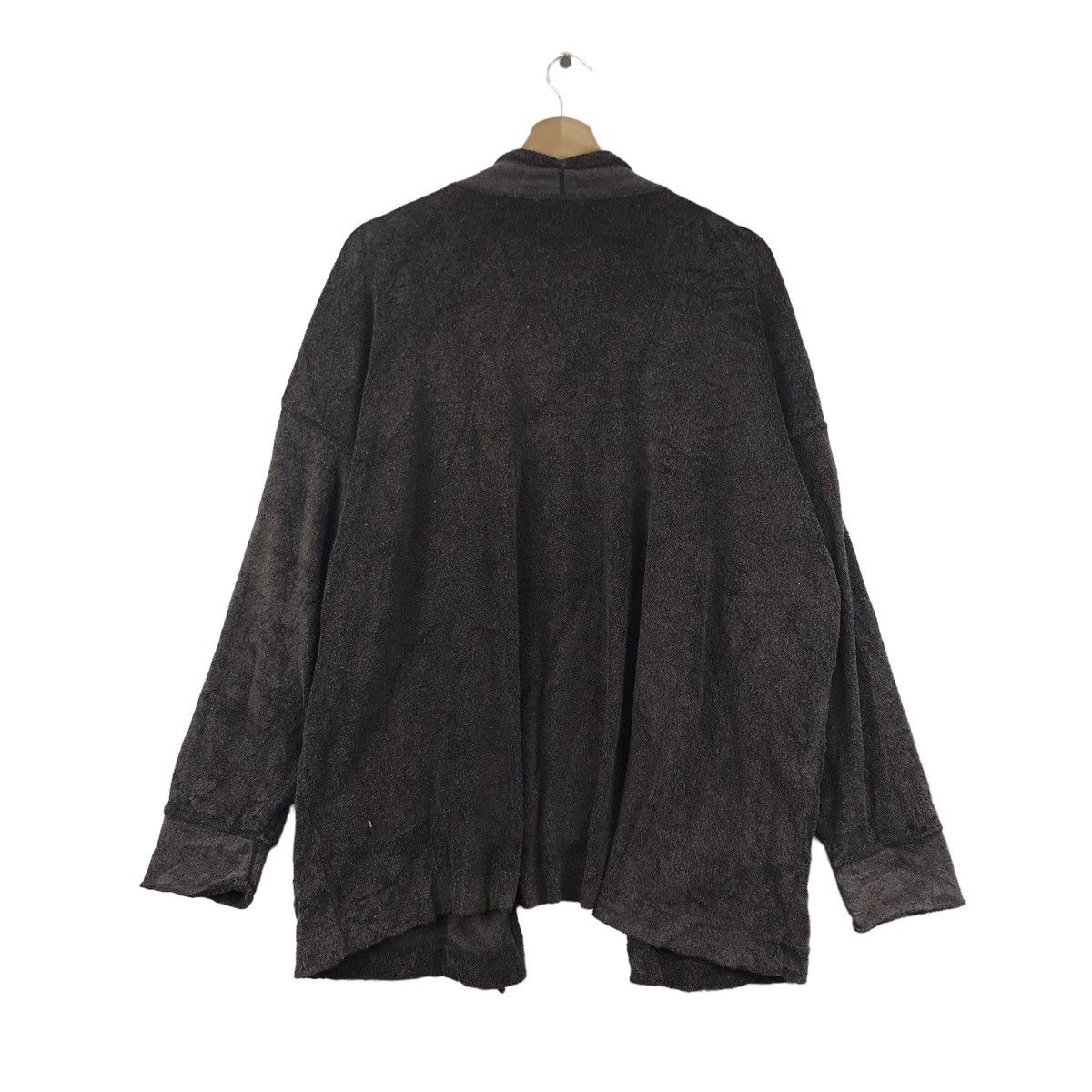 Issey Miyake PLANTATION ISSEY MIYAKE Dark Grey Cardigan Sweatshirt Size M / US 6-8 / IT 42-44 - 6 Thumbnail