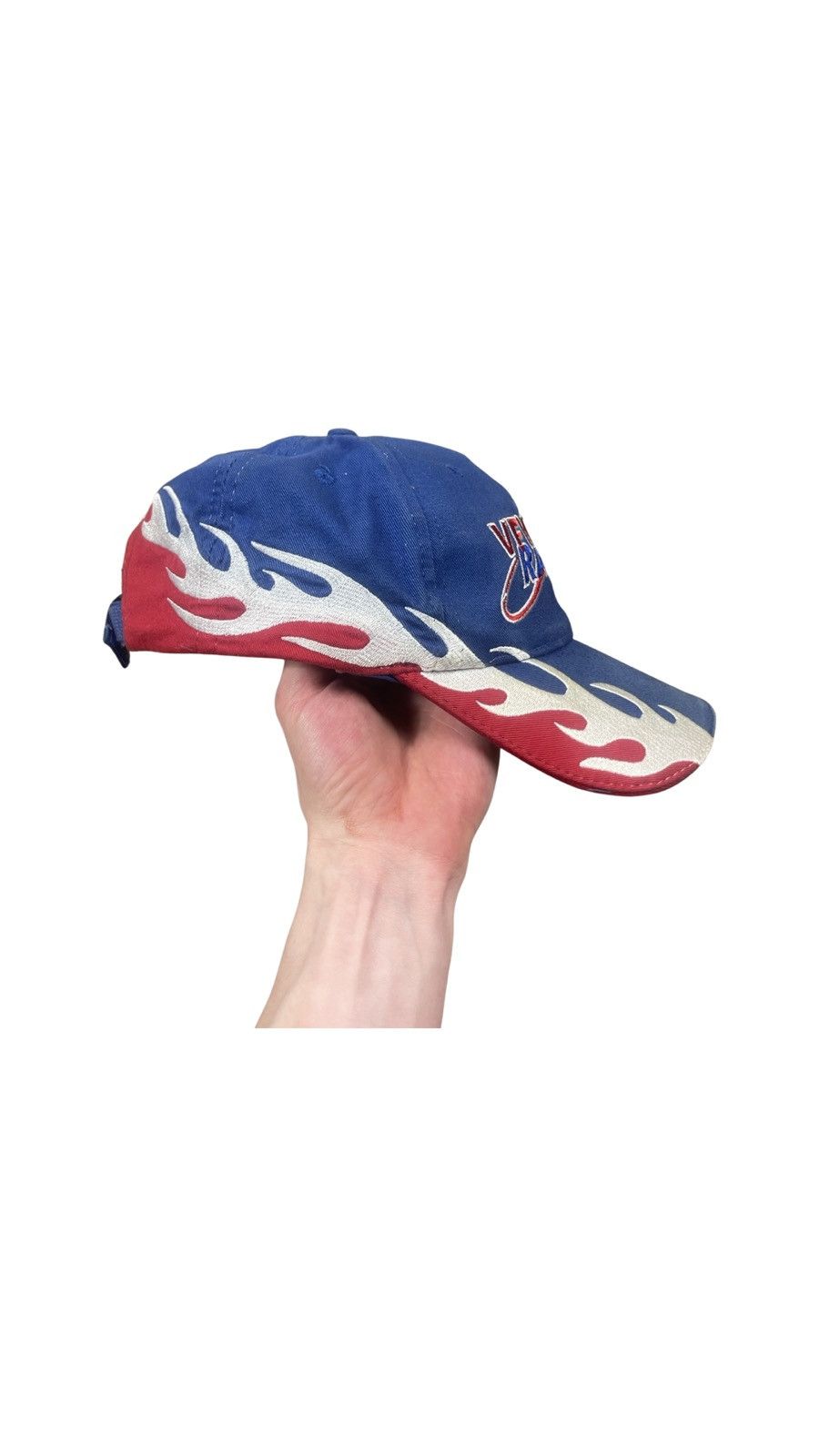 Other Racing Flame Dad Hat Embroidered Size ONE SIZE - 3 Thumbnail