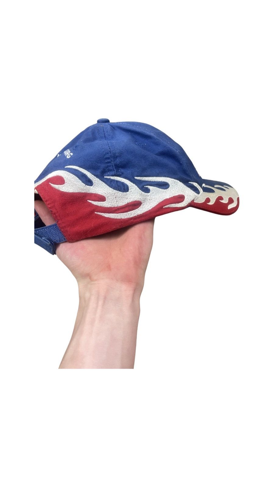 Other Racing Flame Dad Hat Embroidered Size ONE SIZE - 4 Thumbnail