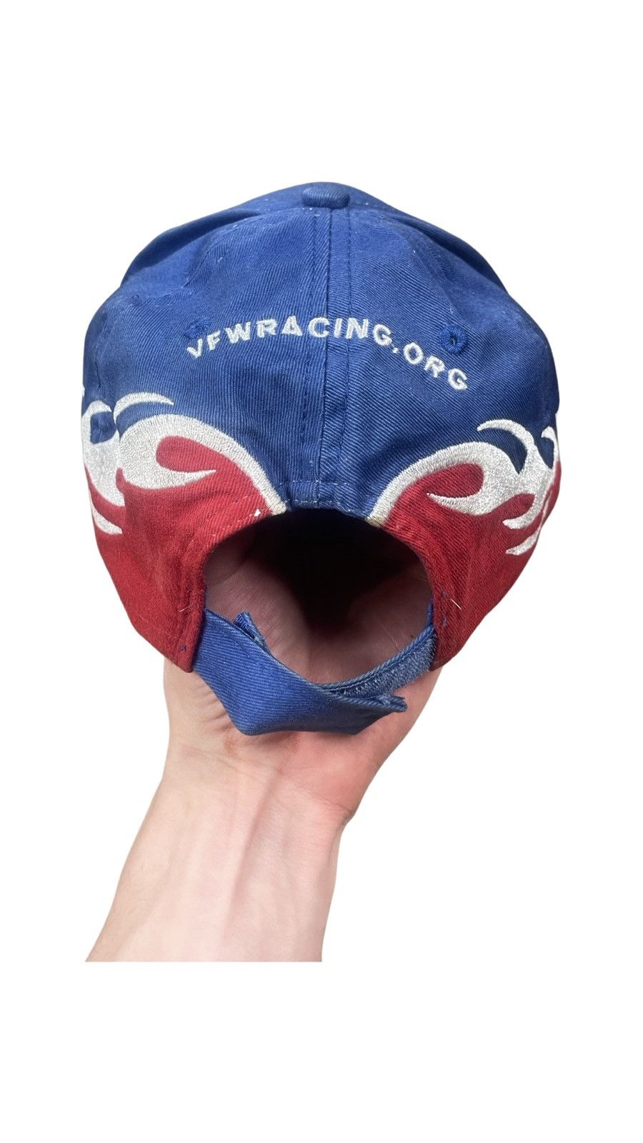 Other Racing Flame Dad Hat Embroidered Size ONE SIZE - 5 Thumbnail