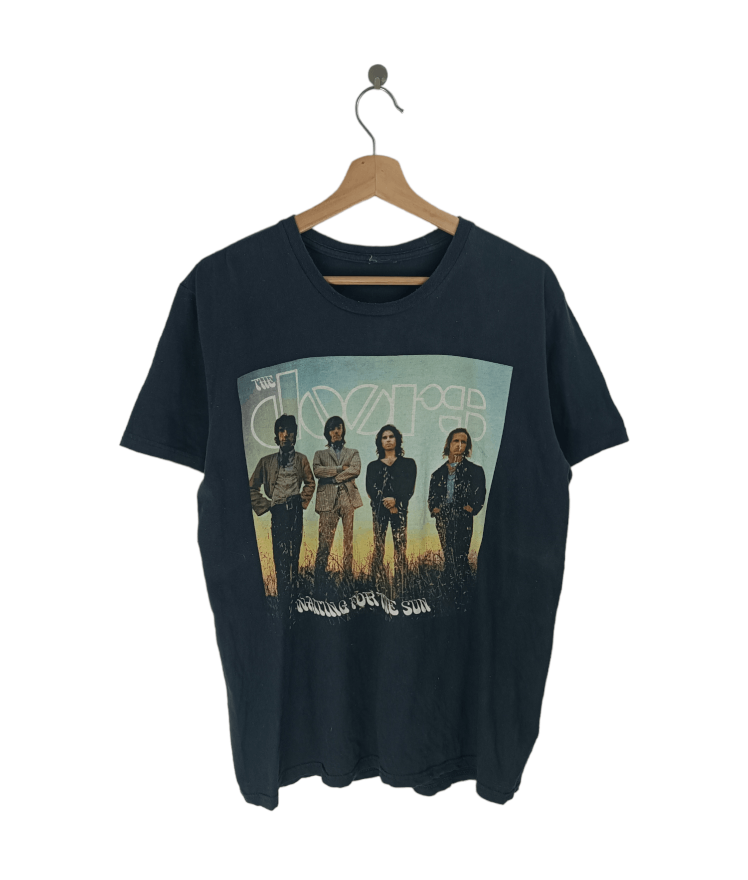 Vintage Vintage The Doors Waiting For The Sun Band Tee T-Shirt Size US M / EU 48-50 / 2 - 1 Thumbnail