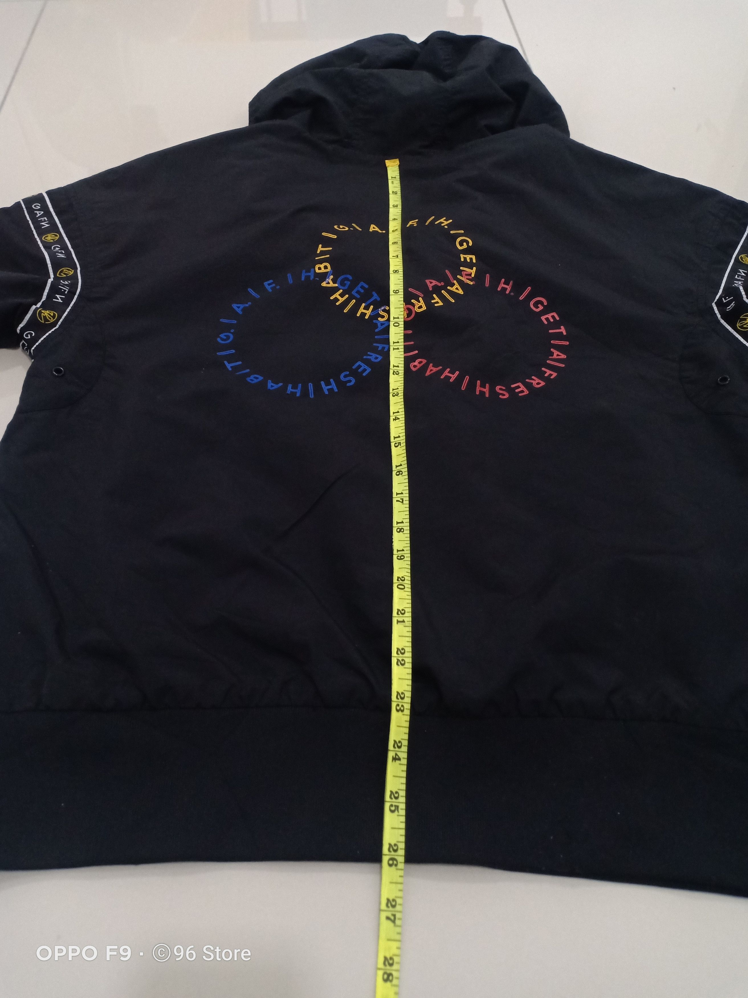 Japanese Brand Japanese GAFH Half Zip Black Nylon Hoodie Jacket Size US S / EU 44-46 / 1 - 21 Thumbnail