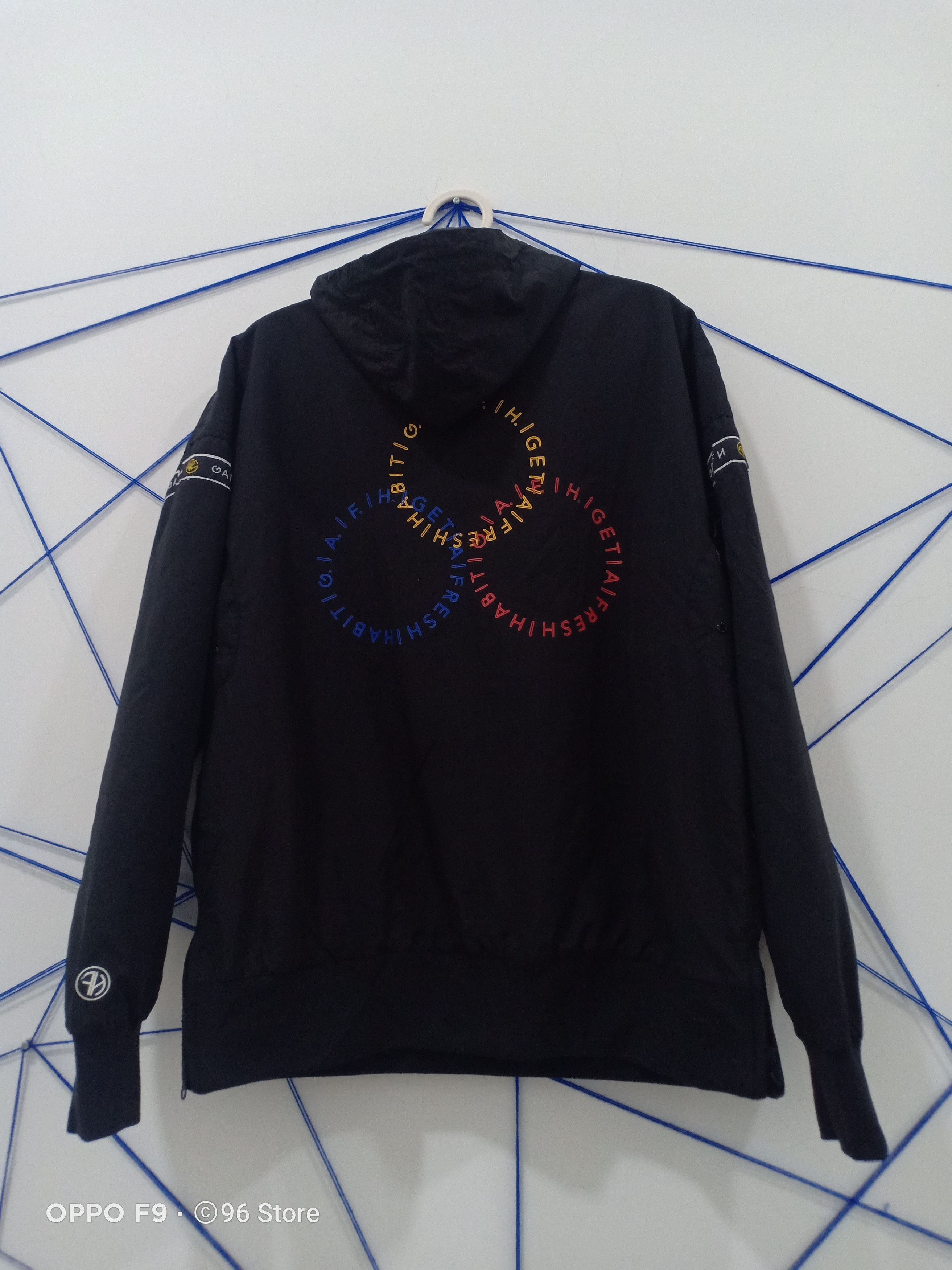 Japanese Brand Japanese GAFH Half Zip Black Nylon Hoodie Jacket Size US S / EU 44-46 / 1 - 5 Thumbnail