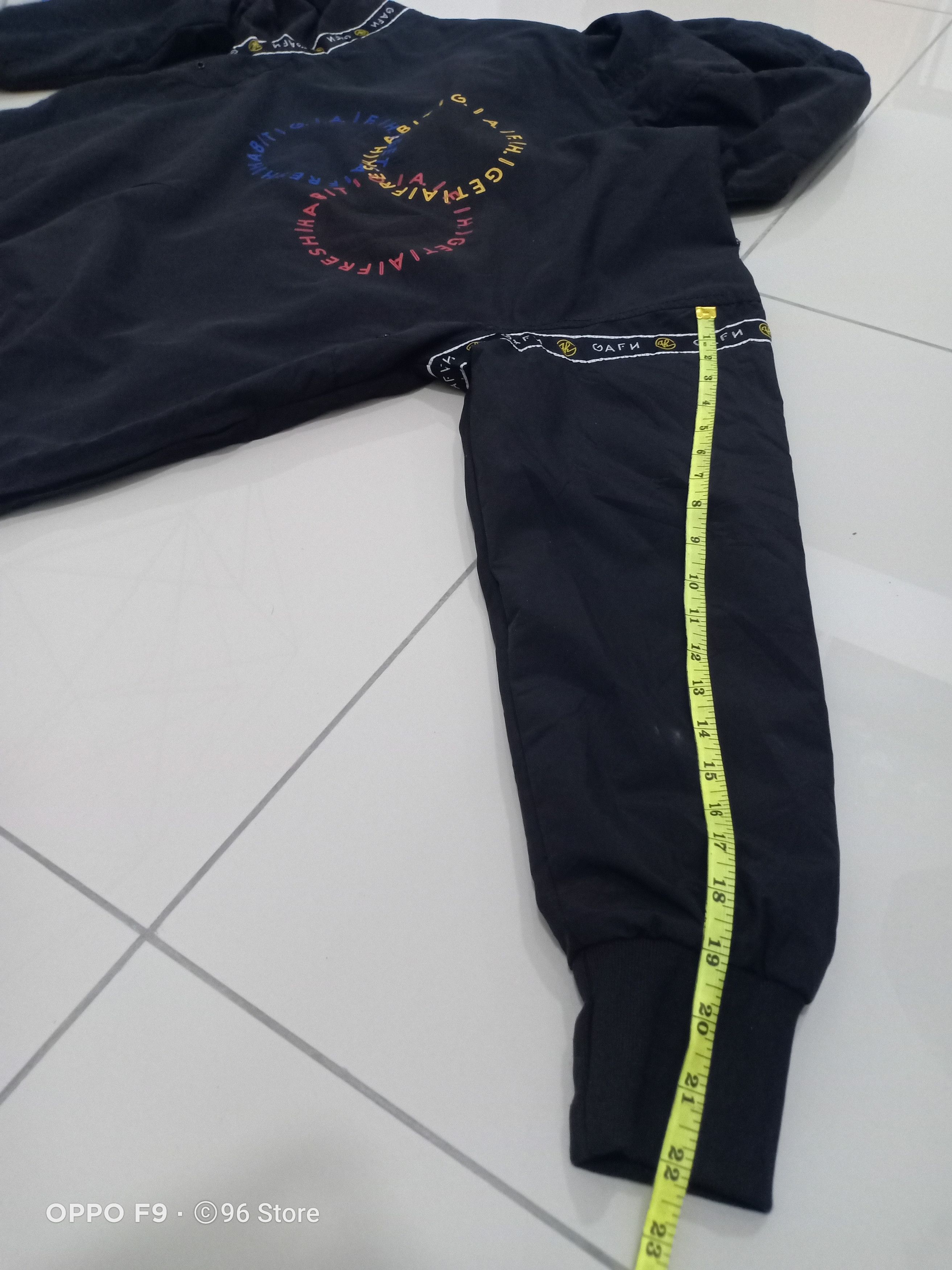 Japanese Brand Japanese GAFH Half Zip Black Nylon Hoodie Jacket Size US S / EU 44-46 / 1 - 18 Thumbnail