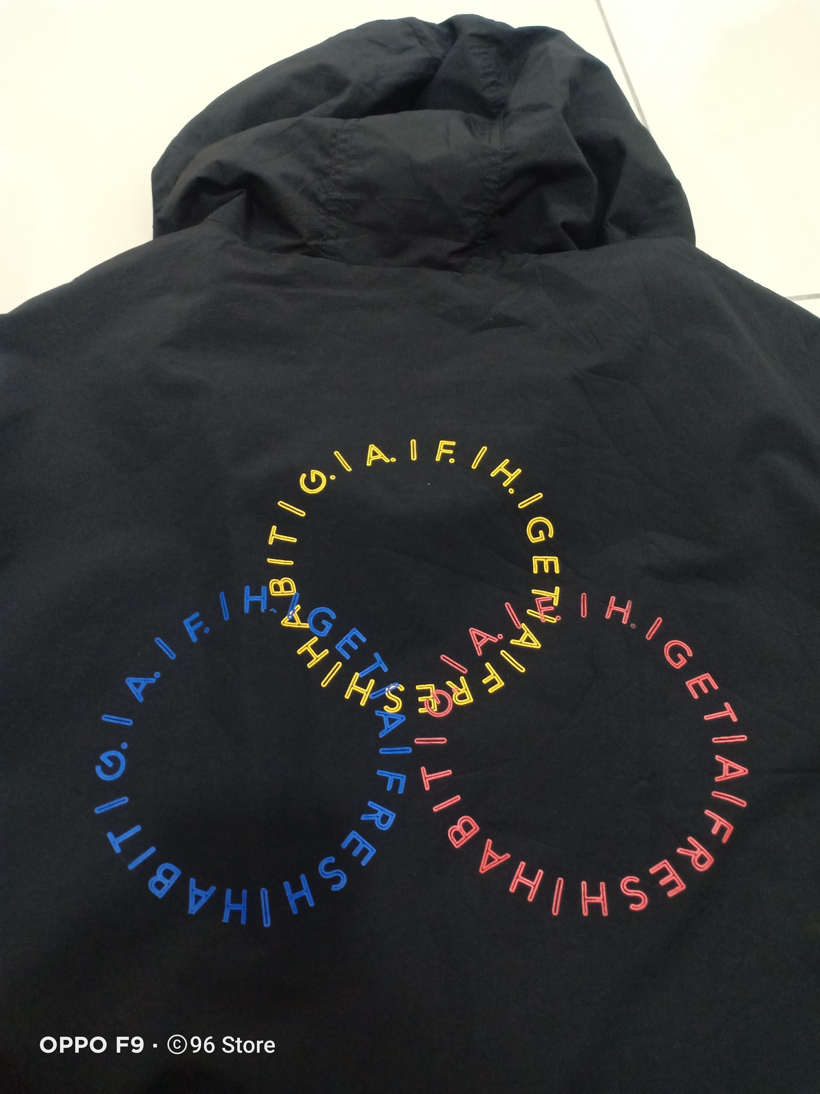 Japanese Brand Japanese GAFH Half Zip Black Nylon Hoodie Jacket Size US S / EU 44-46 / 1 - 15 Thumbnail