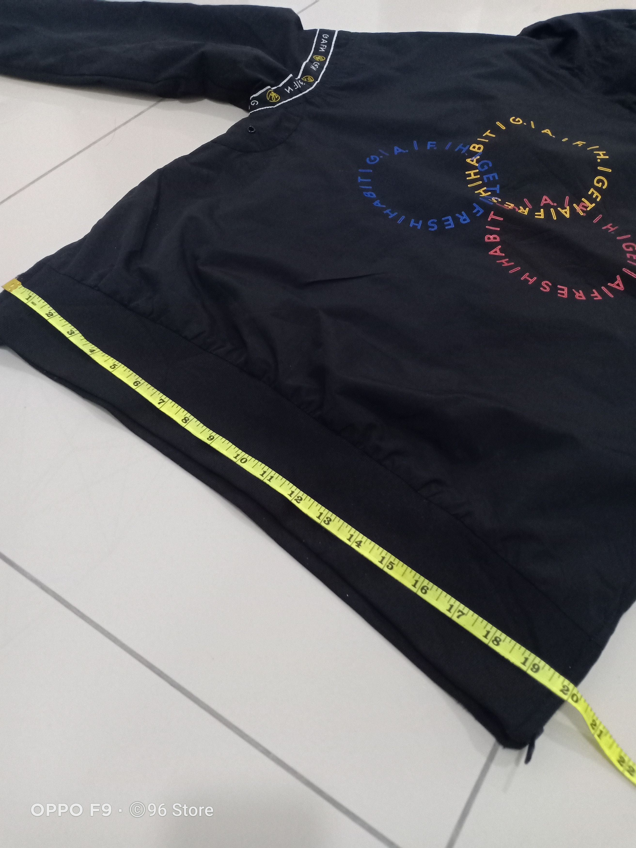 Japanese Brand Japanese GAFH Half Zip Black Nylon Hoodie Jacket Size US S / EU 44-46 / 1 - 20 Thumbnail