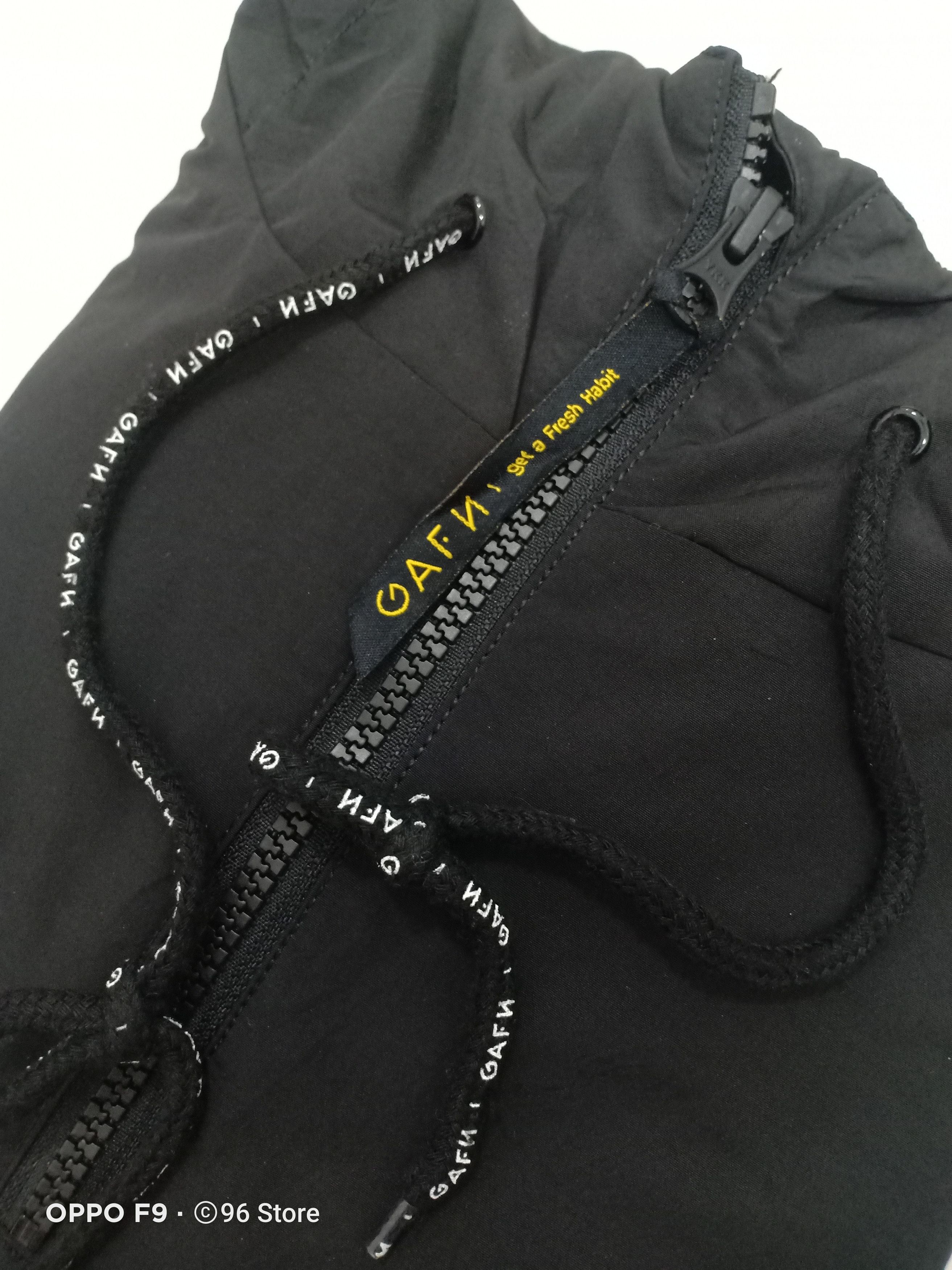 Japanese Brand Japanese GAFH Half Zip Black Nylon Hoodie Jacket Size US S / EU 44-46 / 1 - 22 Thumbnail