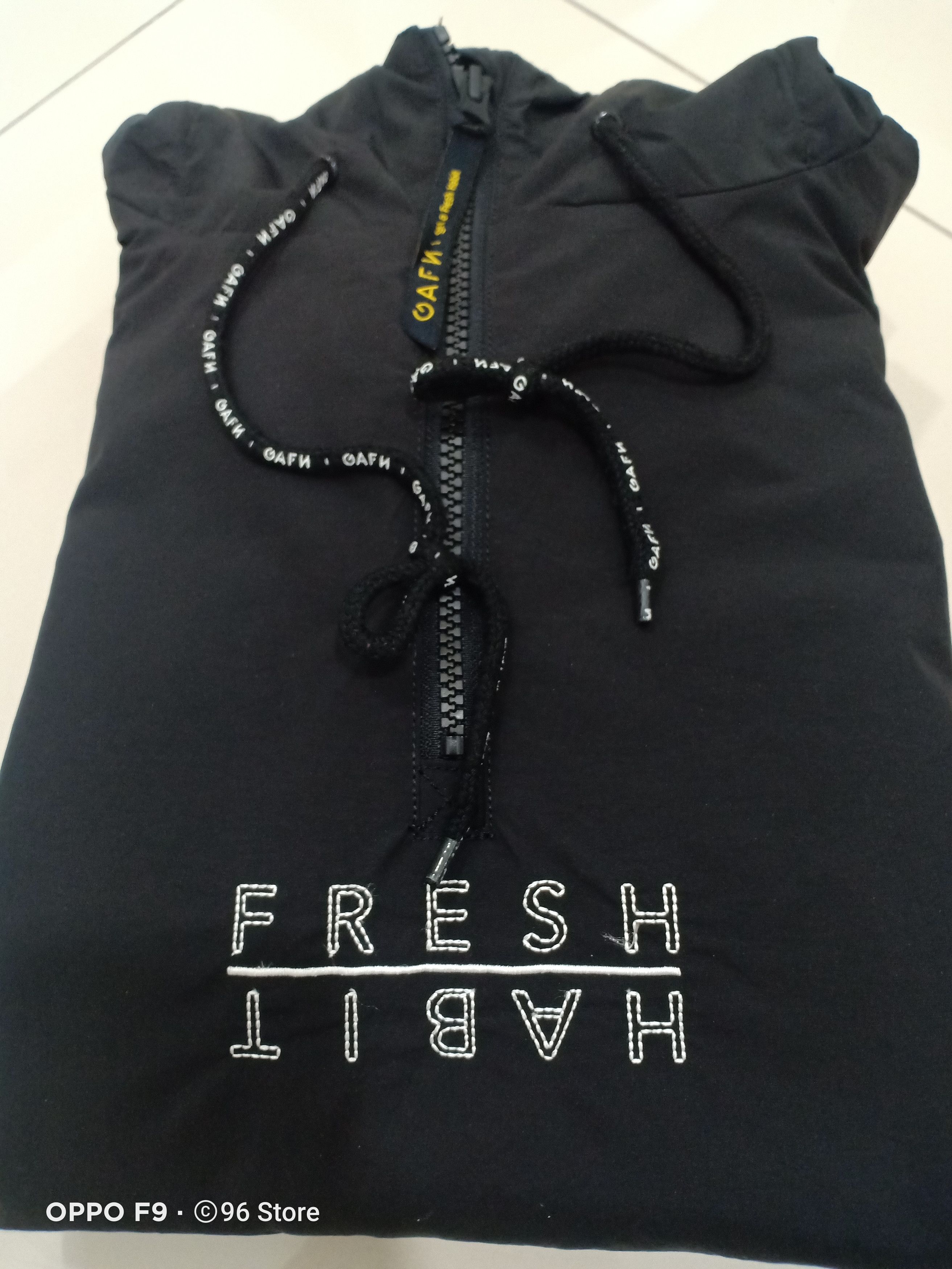Japanese Brand Japanese GAFH Half Zip Black Nylon Hoodie Jacket Size US S / EU 44-46 / 1 - 16 Thumbnail