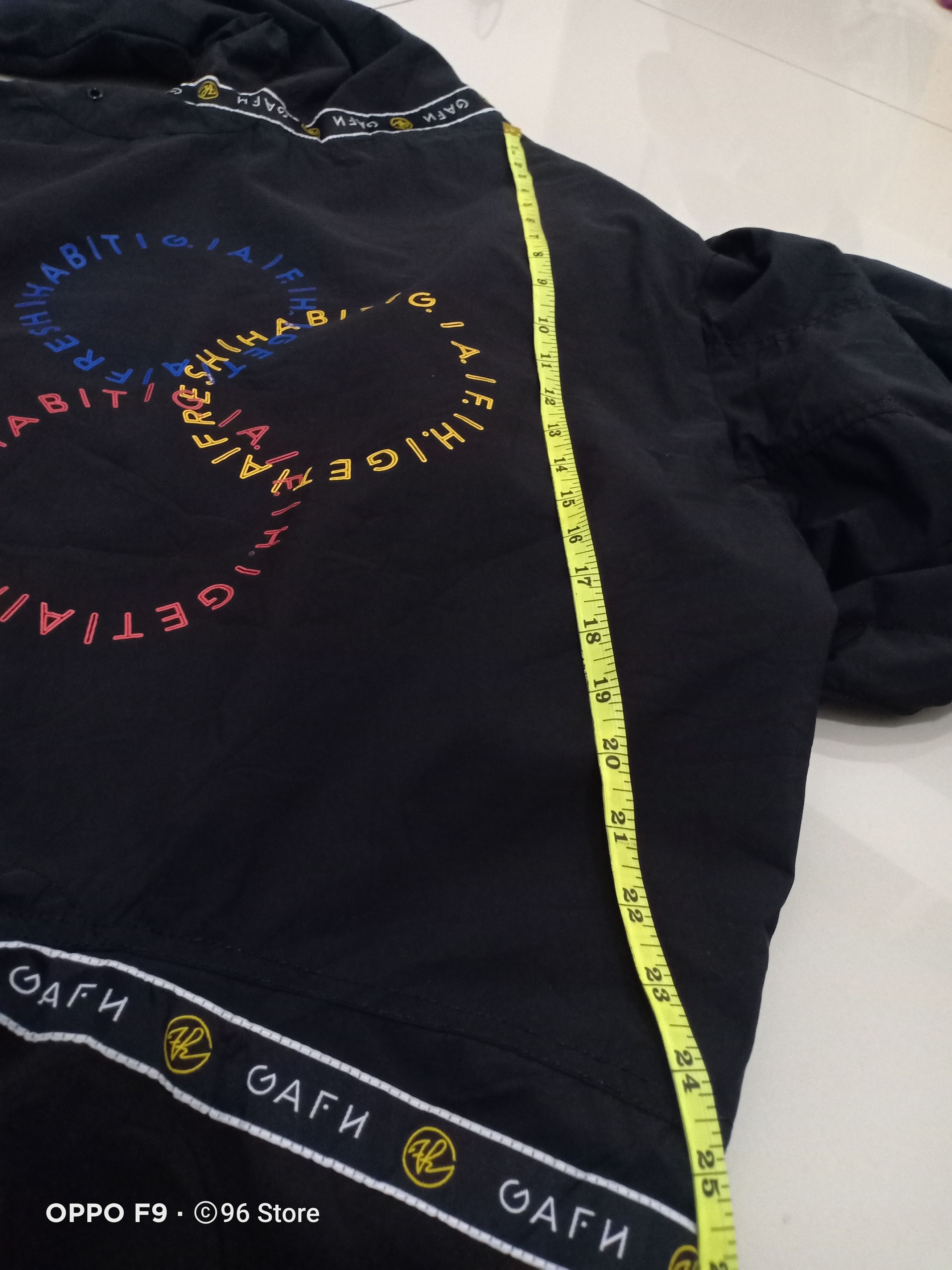 Japanese Brand Japanese GAFH Half Zip Black Nylon Hoodie Jacket Size US S / EU 44-46 / 1 - 17 Thumbnail