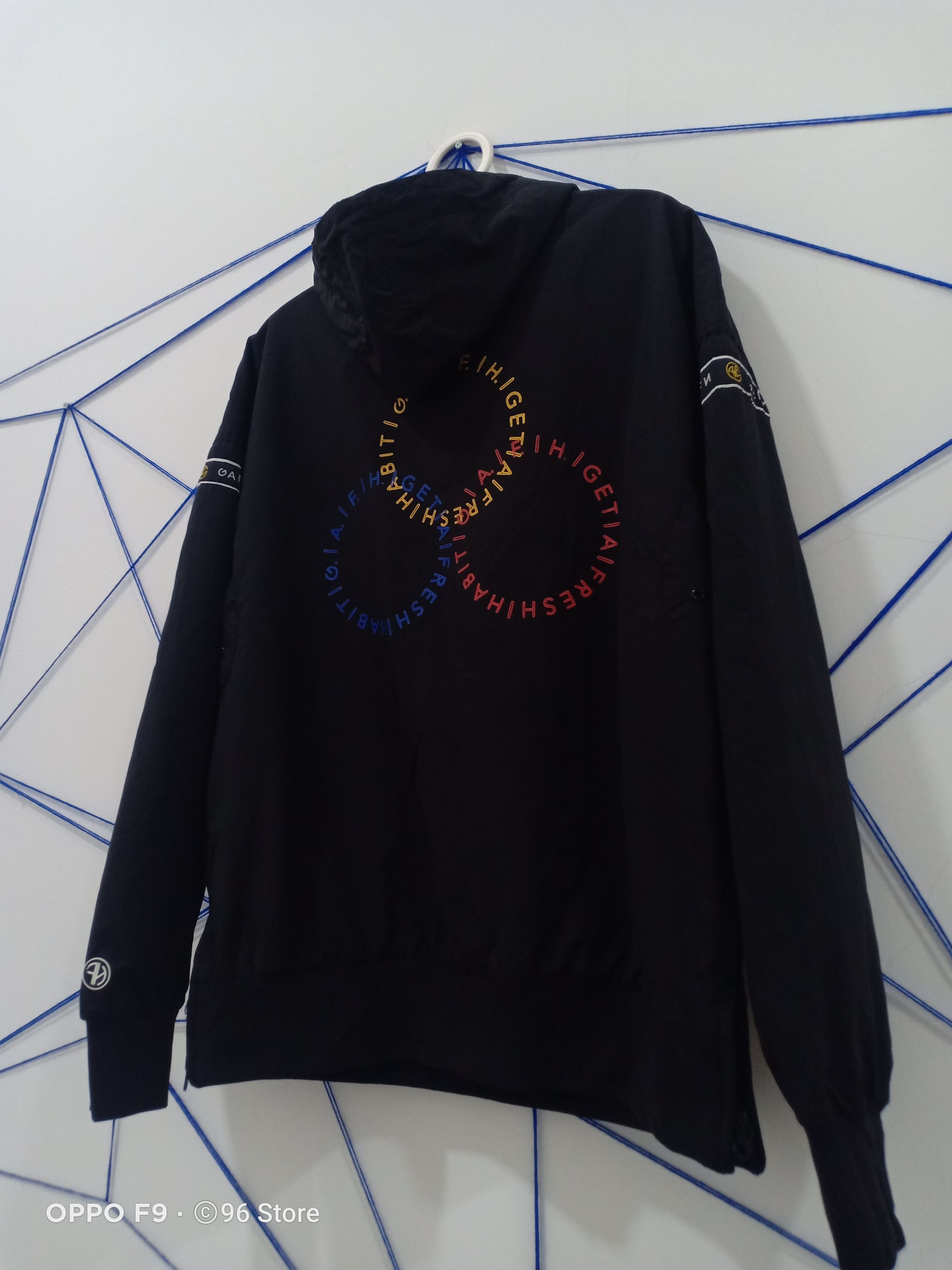 Japanese Brand Japanese GAFH Half Zip Black Nylon Hoodie Jacket Size US S / EU 44-46 / 1 - 7 Thumbnail