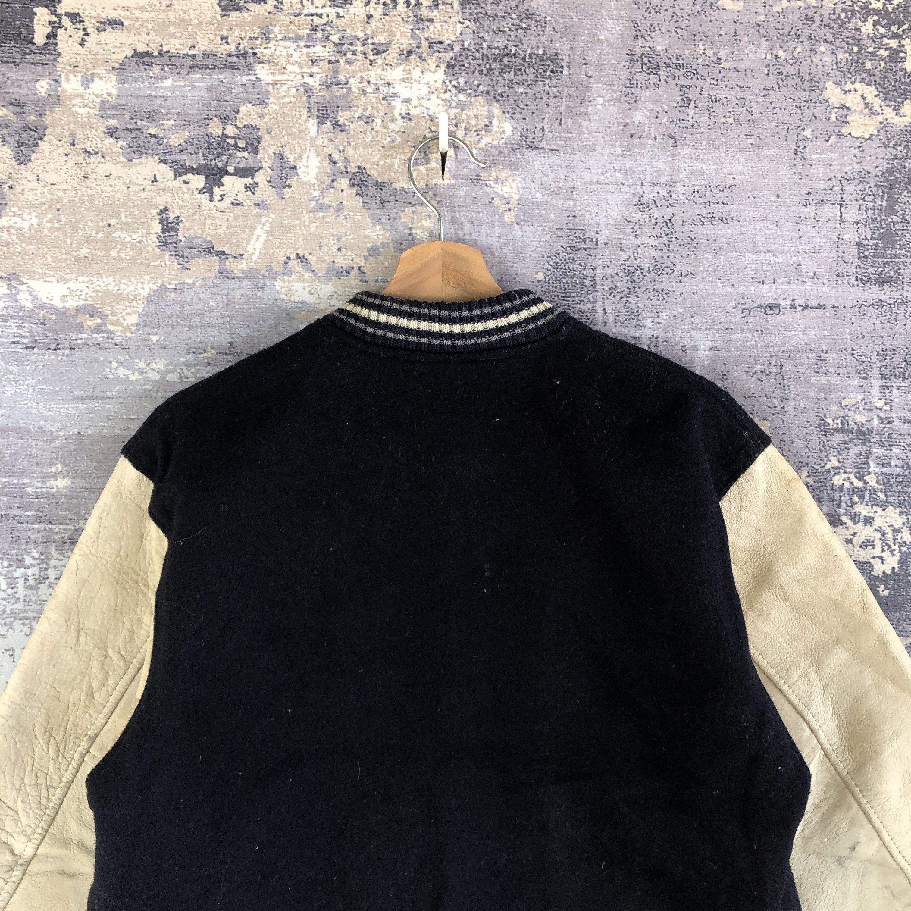 Vintage Scene Sports Varsity Jacket Letterman Leather Wool Jacket Size US M / EU 48-50 / 2 - 7 Thumbnail