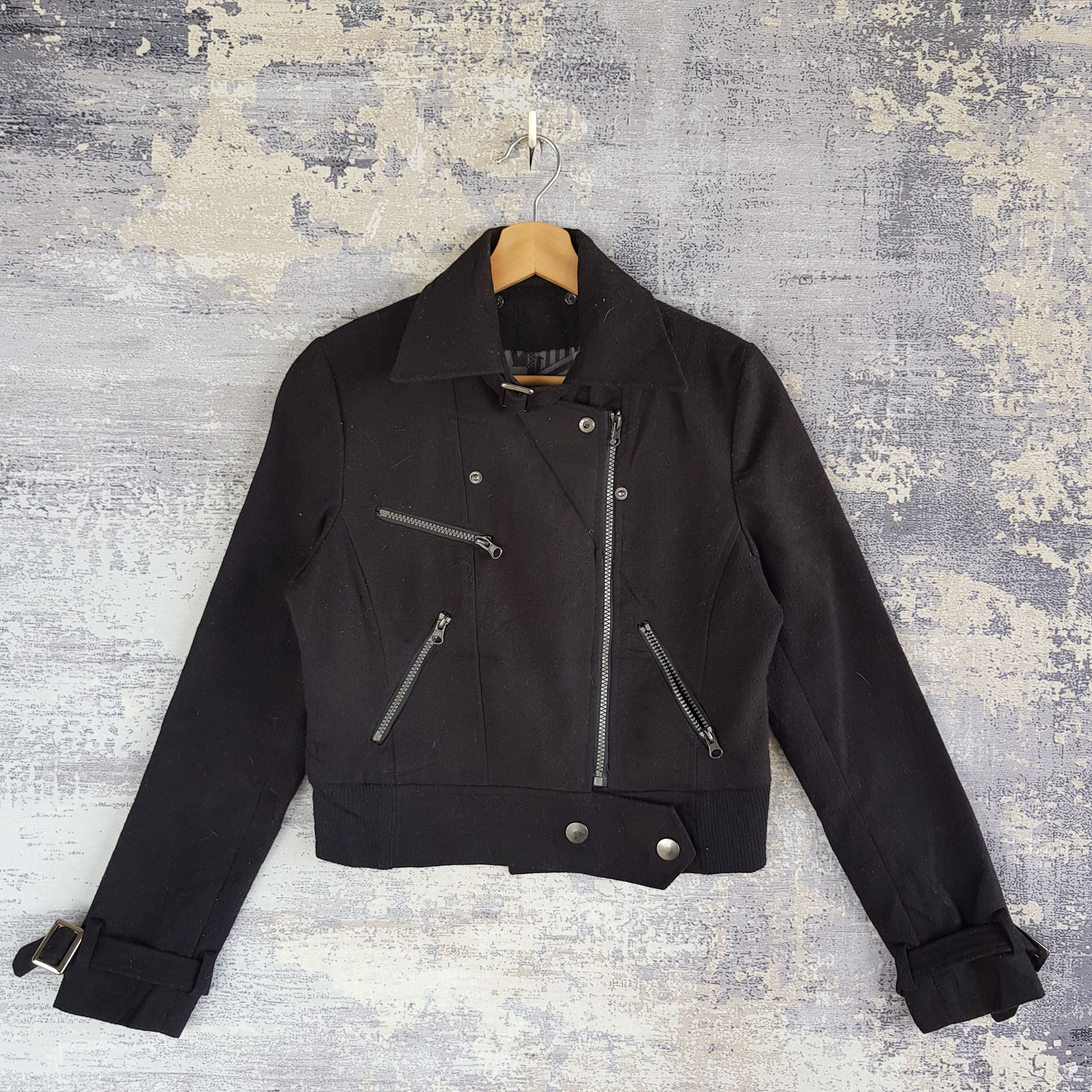 Japanese Brand × Vintage Japanese Kenzie Punk Jacket Wool Seditionaries Punk Jacket Size US S / EU 44-46 / 1 - 2 Thumbnail