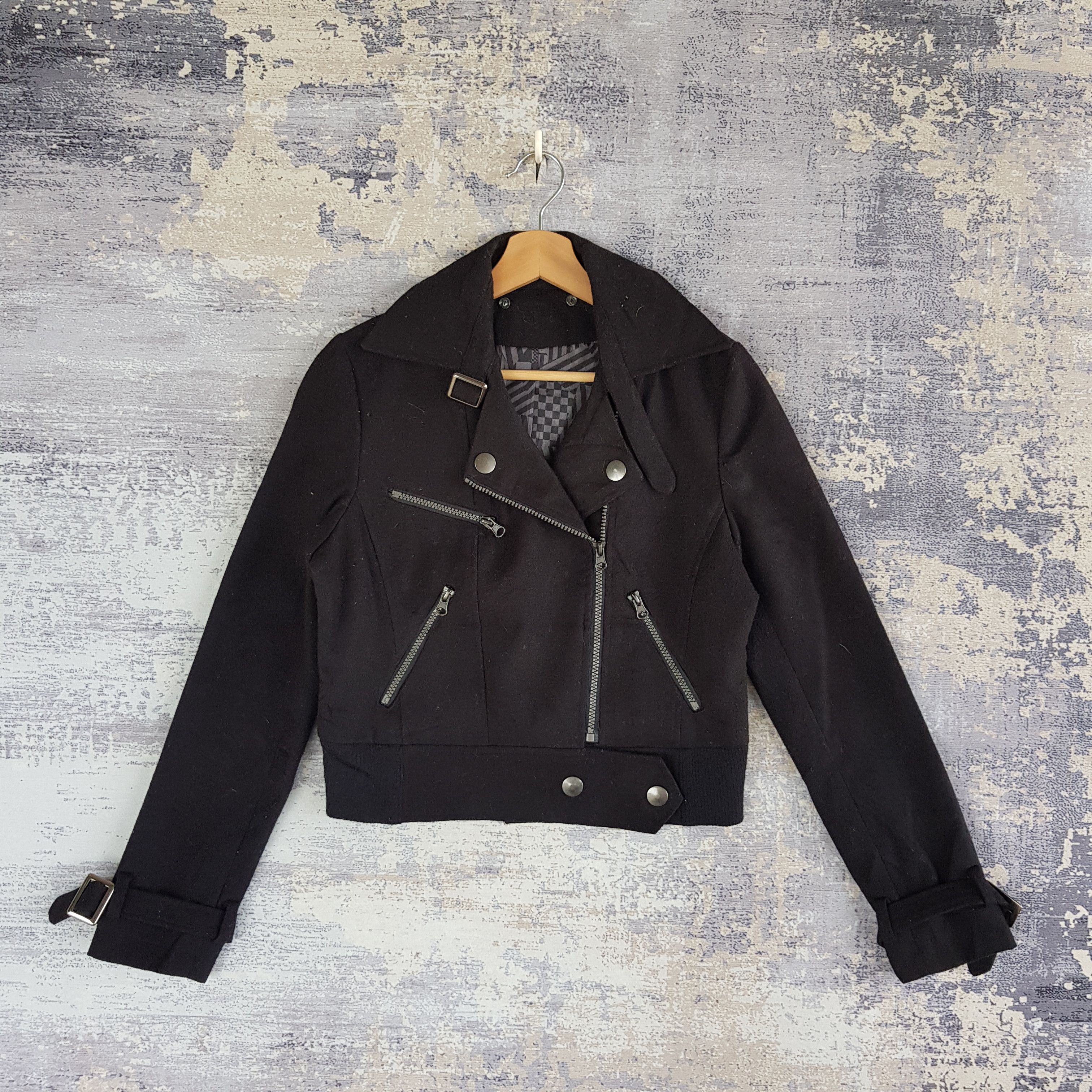 Japanese Brand × Vintage Japanese Kenzie Punk Jacket Wool Seditionaries Punk Jacket Size US S / EU 44-46 / 1 - 1 Thumbnail