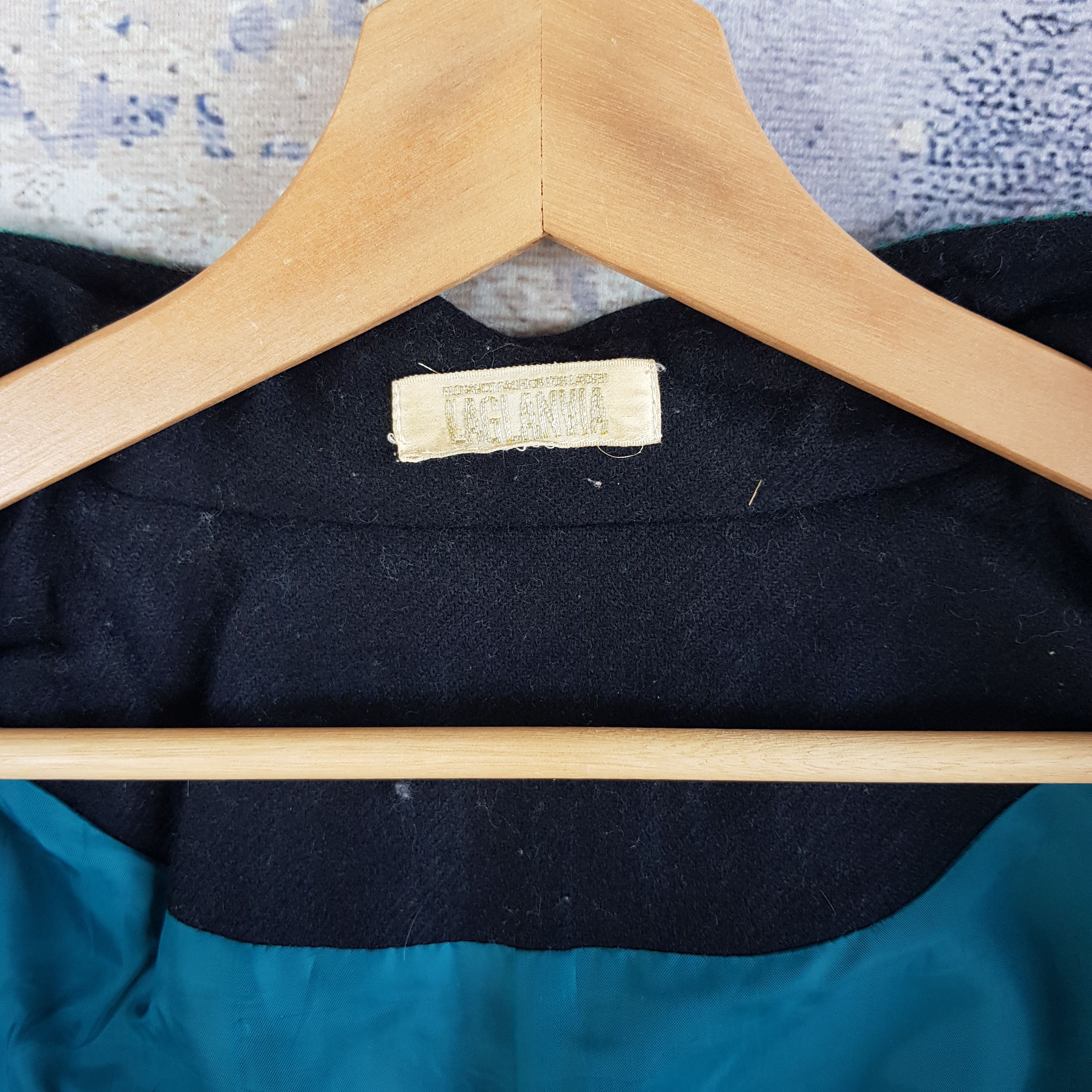 Vintage Vintage 90s Laglanvia Tartan Baggy Varsity Wool Jacket Size US L / EU 52-54 / 3 - 5 Thumbnail