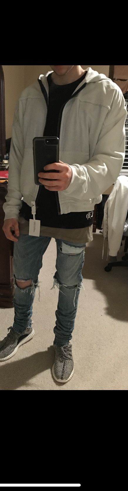 Haider Ackermann Perth Hoodie Chalk Size US S / EU 44-46 / 1 - 5 Thumbnail