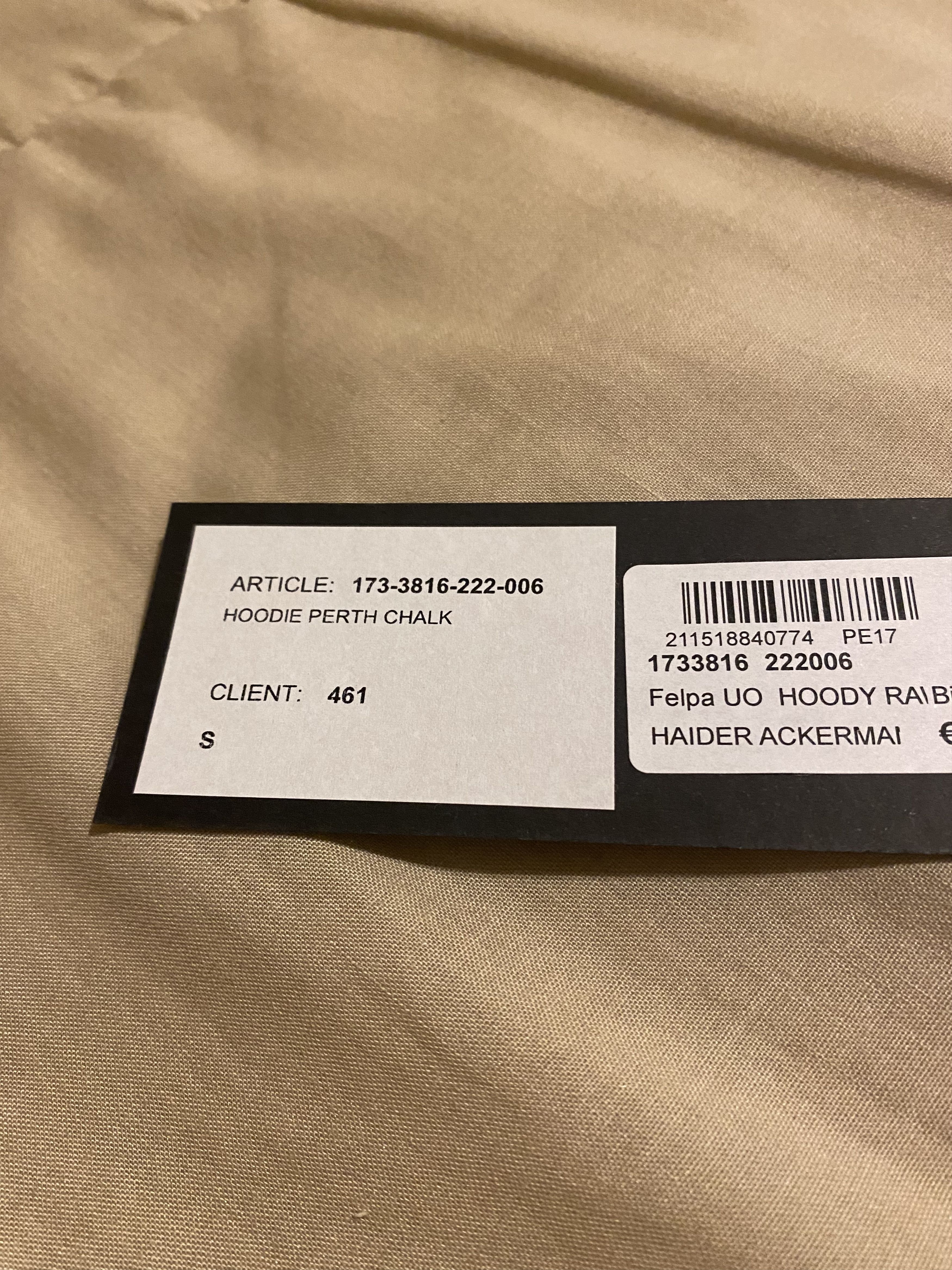 Haider Ackermann Perth Hoodie Chalk Size US S / EU 44-46 / 1 - 4 Thumbnail