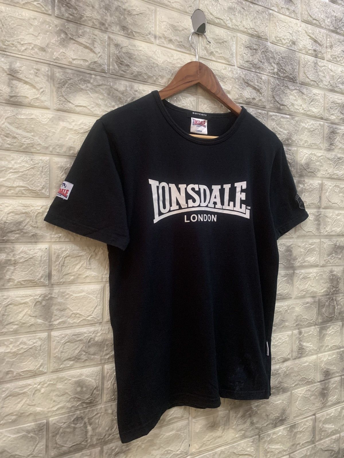 Boycott Boycott x Lonsdale big logo t-shirt Size US L / EU 52-54 / 3 - 3 Thumbnail