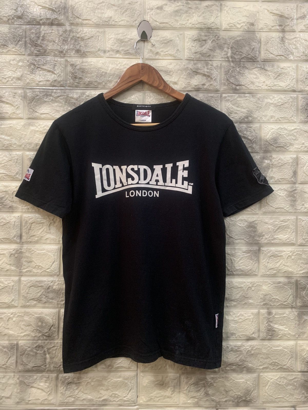 Boycott Boycott x Lonsdale big logo t-shirt Size US L / EU 52-54 / 3 - 2 Thumbnail