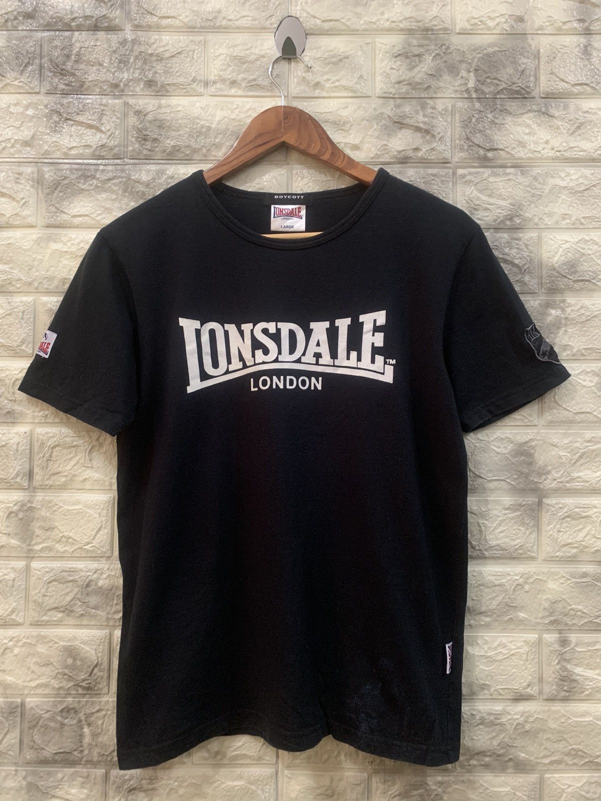 Boycott x Lonsdale big logo t-shirt