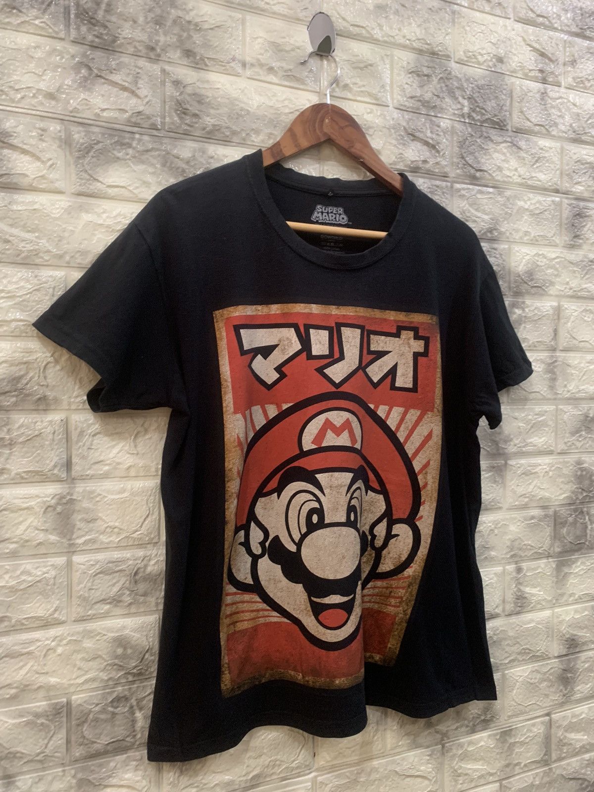 Nintendo × The Game 2018 Super mario x nintendo black shirt Size US M / EU 48-50 / 2 - 3 Thumbnail