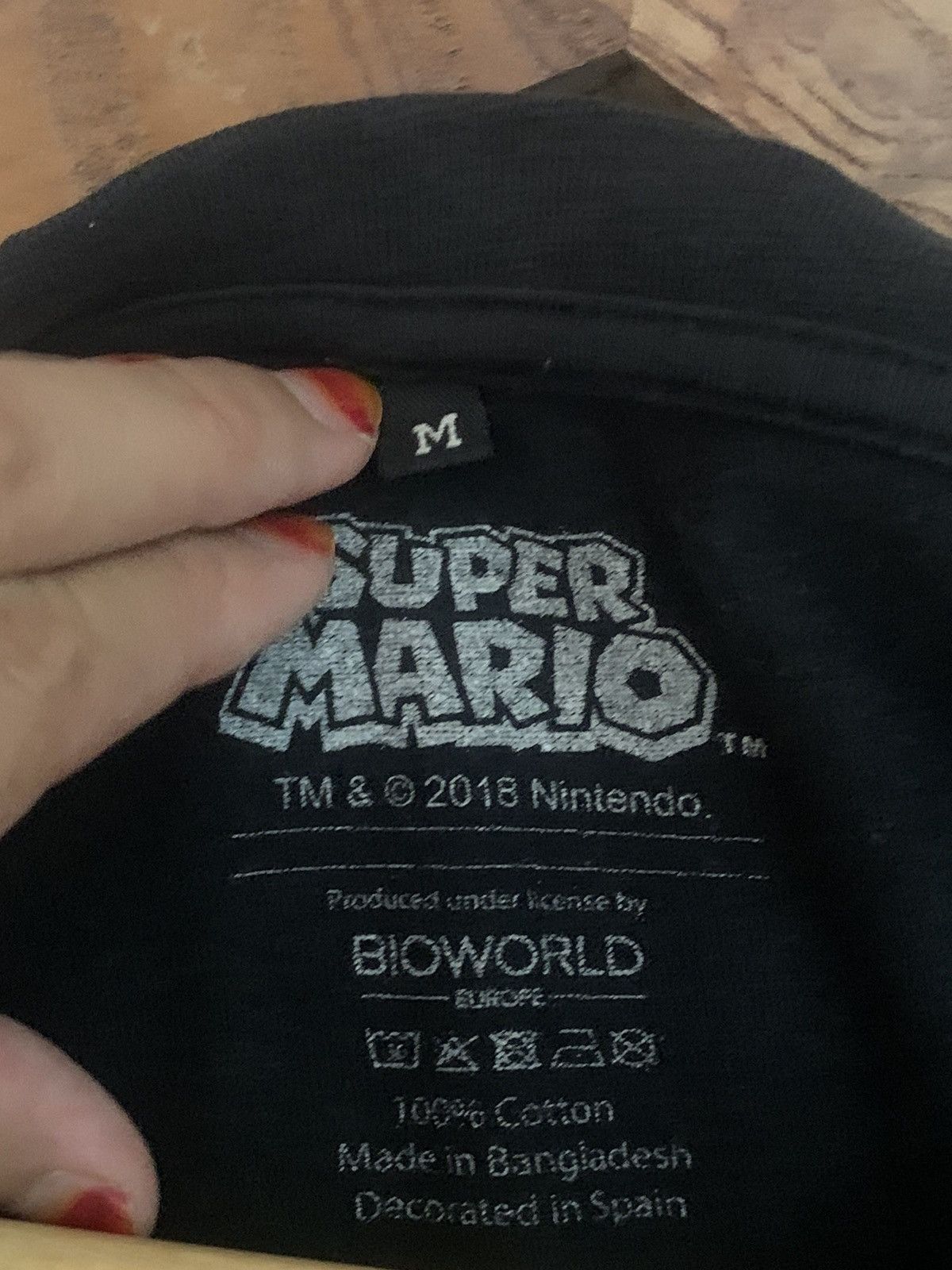 Nintendo × The Game 2018 Super mario x nintendo black shirt Size US M / EU 48-50 / 2 - 10 Thumbnail