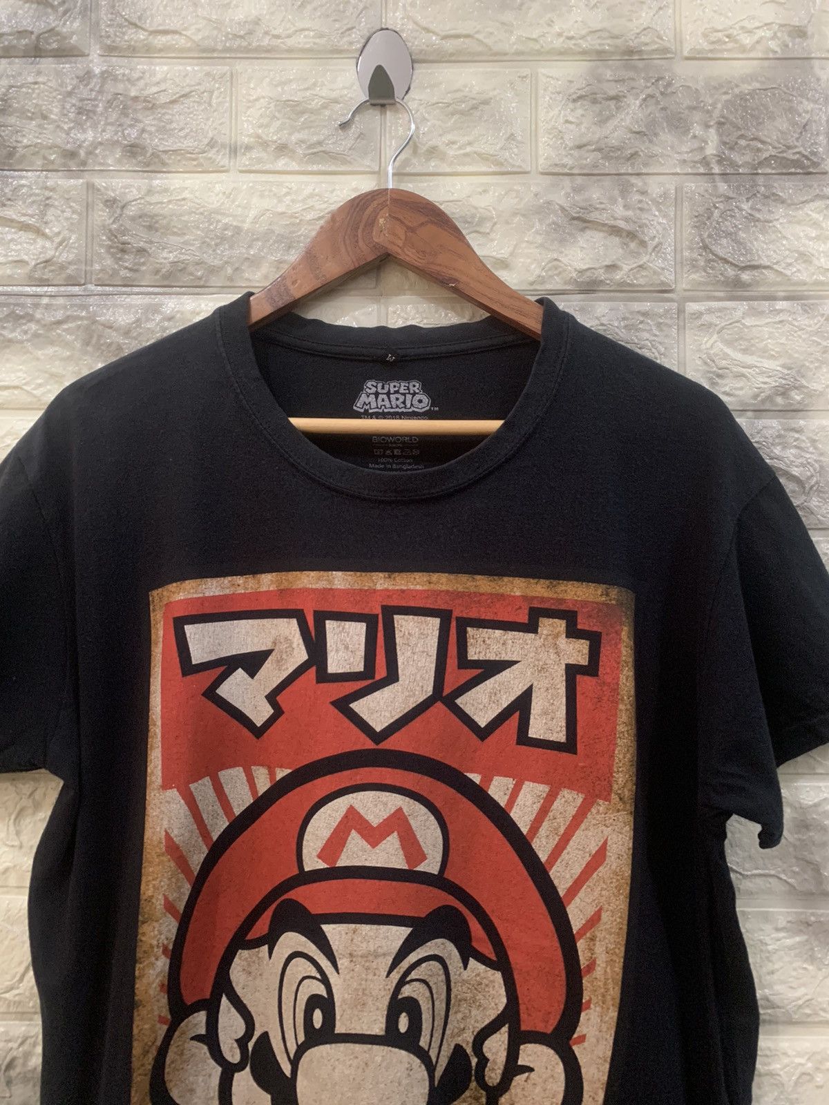 Nintendo × The Game 2018 Super mario x nintendo black shirt Size US M / EU 48-50 / 2 - 5 Thumbnail