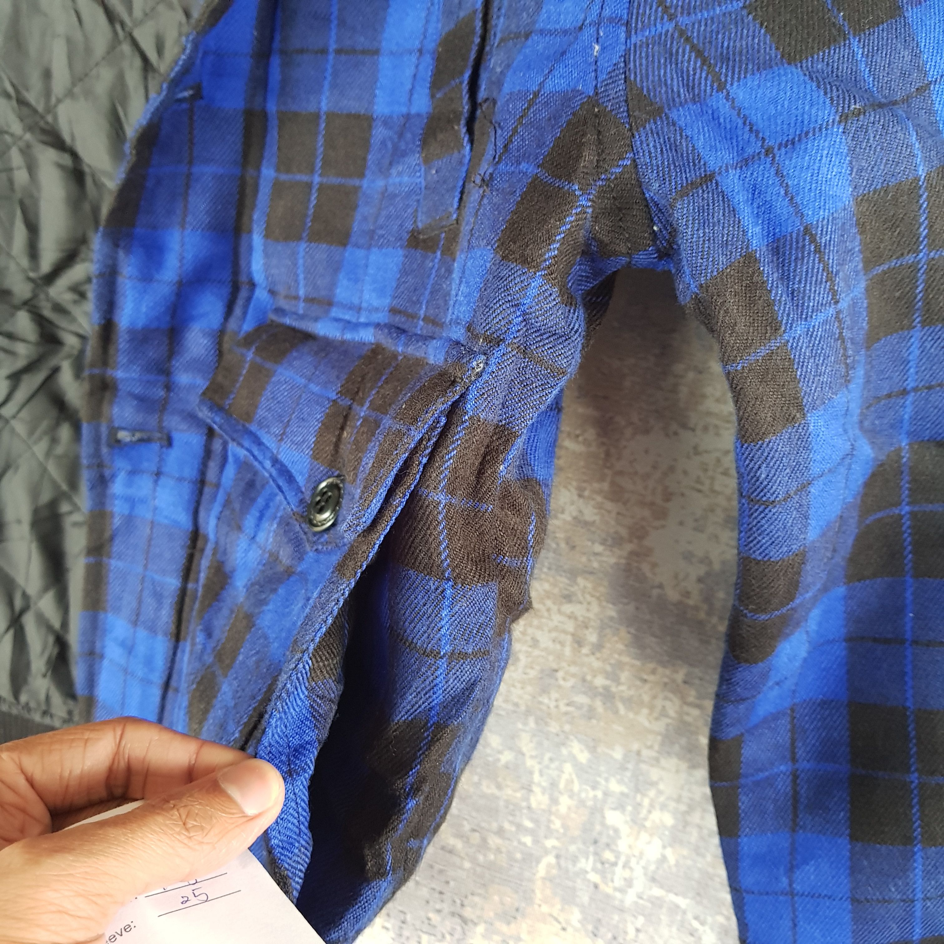 Japanese Brand × Vintage Japanese Checkered Varsity Jacket Hoodie Wool Jackets Size US S / EU 44-46 / 1 - 10 Thumbnail