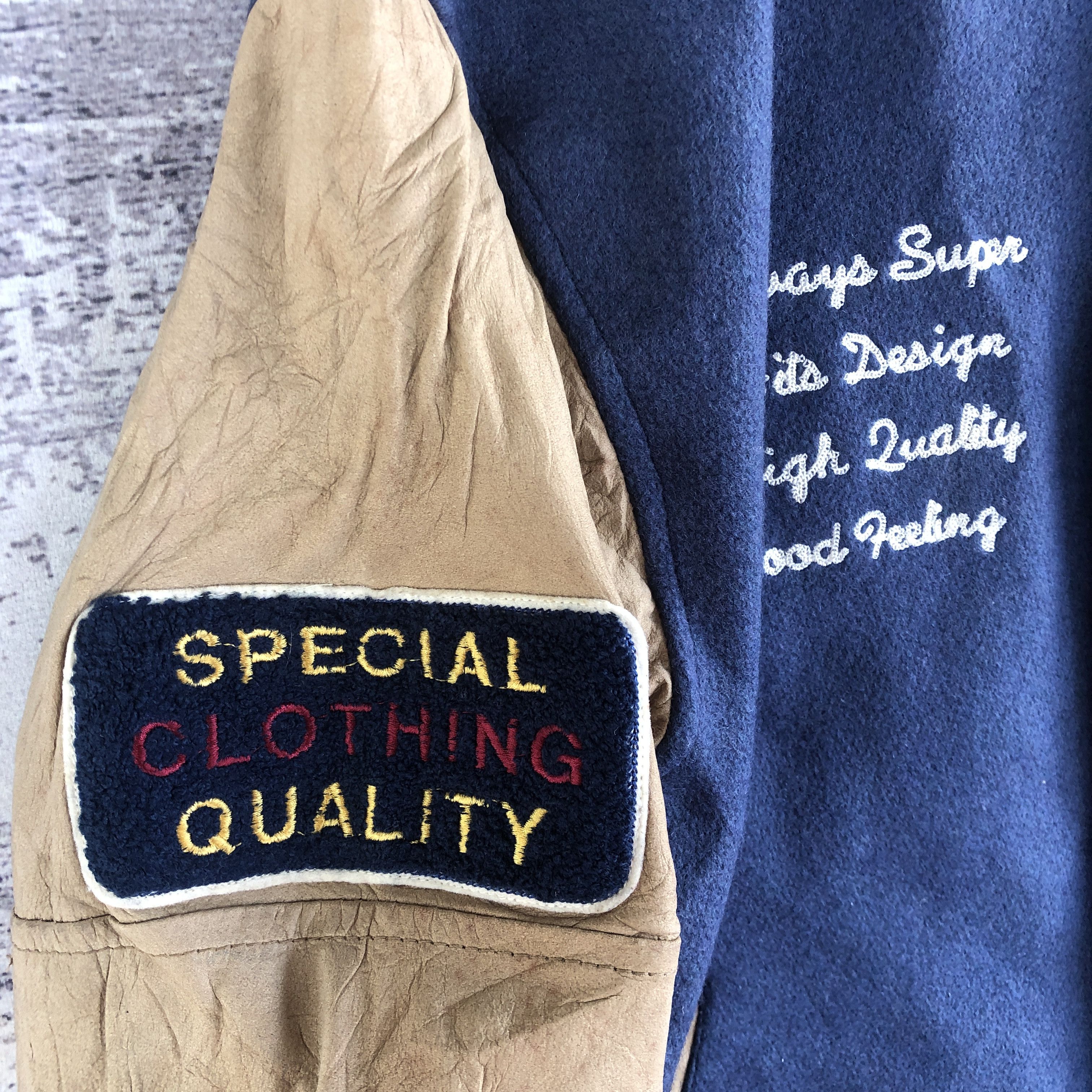 Vintage Vintage Person Varsity Jacket Japanese Baseball Wool Jacket Size US L / EU 52-54 / 3 - 10 Thumbnail