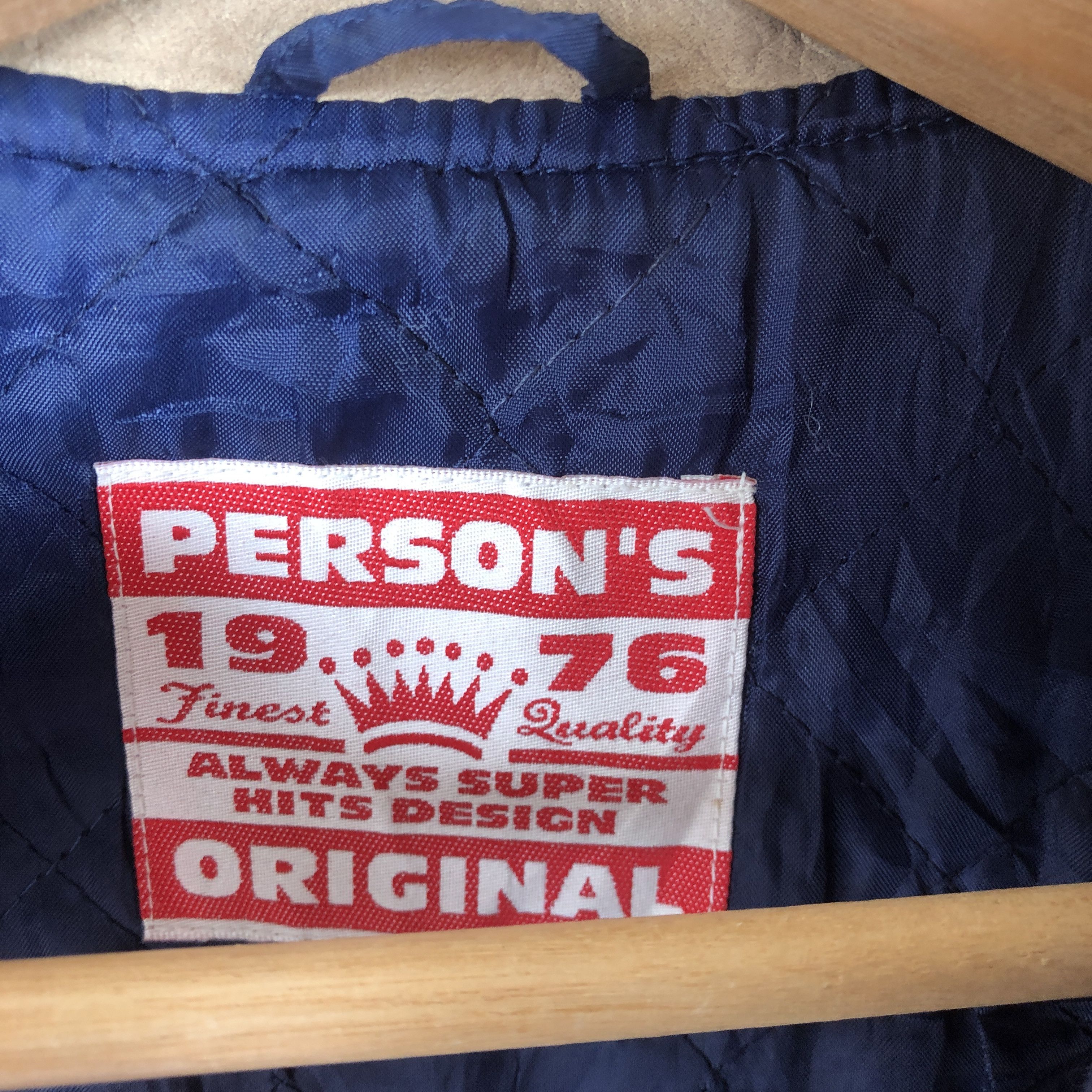 Vintage Vintage Person Varsity Jacket Japanese Baseball Wool Jacket Size US L / EU 52-54 / 3 - 13 Thumbnail