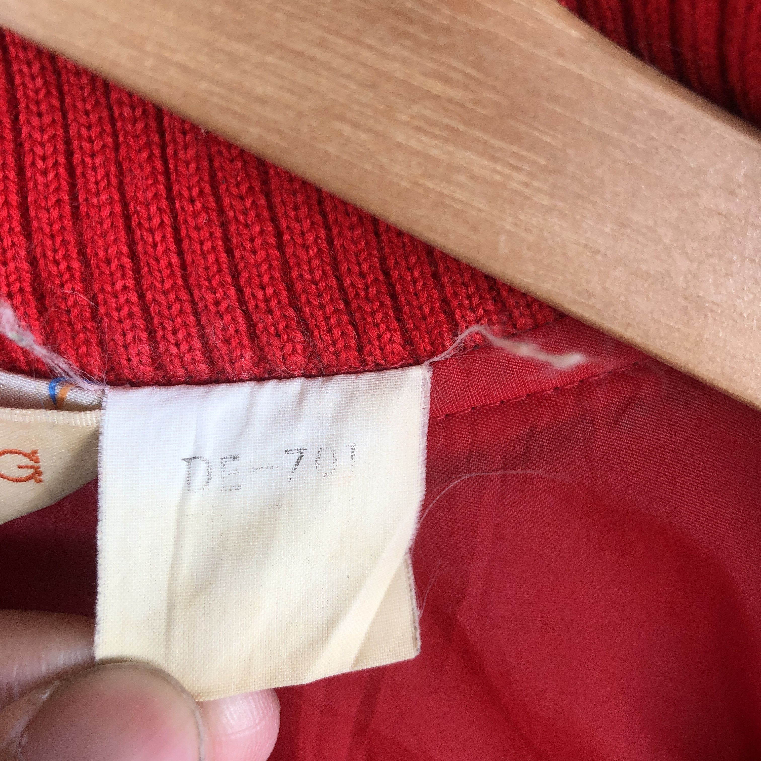 Delong × Vintage Vintage De Long Varsity Jacket Japanese Wool Jacket Size US M / EU 48-50 / 2 - 8 Thumbnail