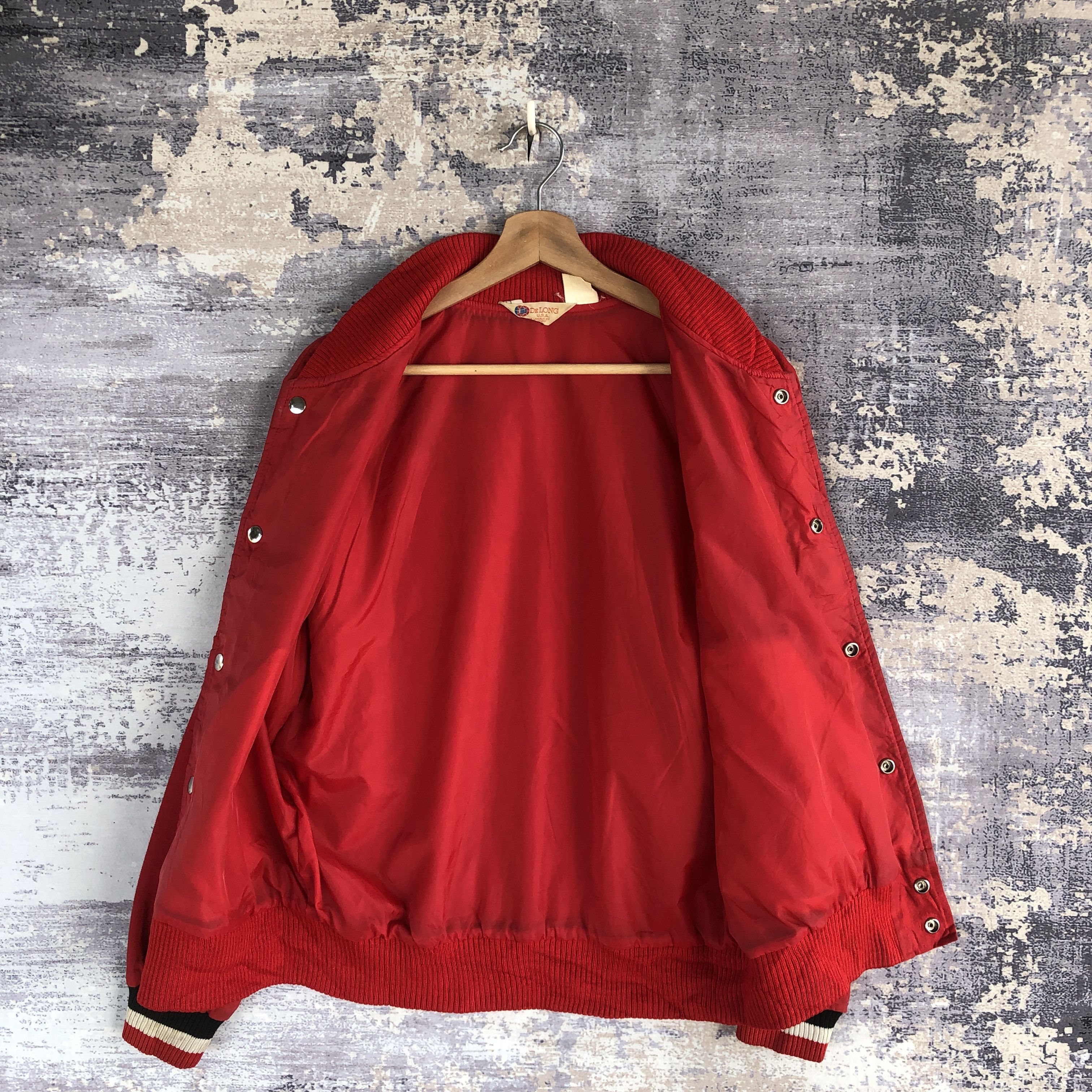 Delong × Vintage Vintage De Long Varsity Jacket Japanese Wool Jacket Size US M / EU 48-50 / 2 - 5 Thumbnail