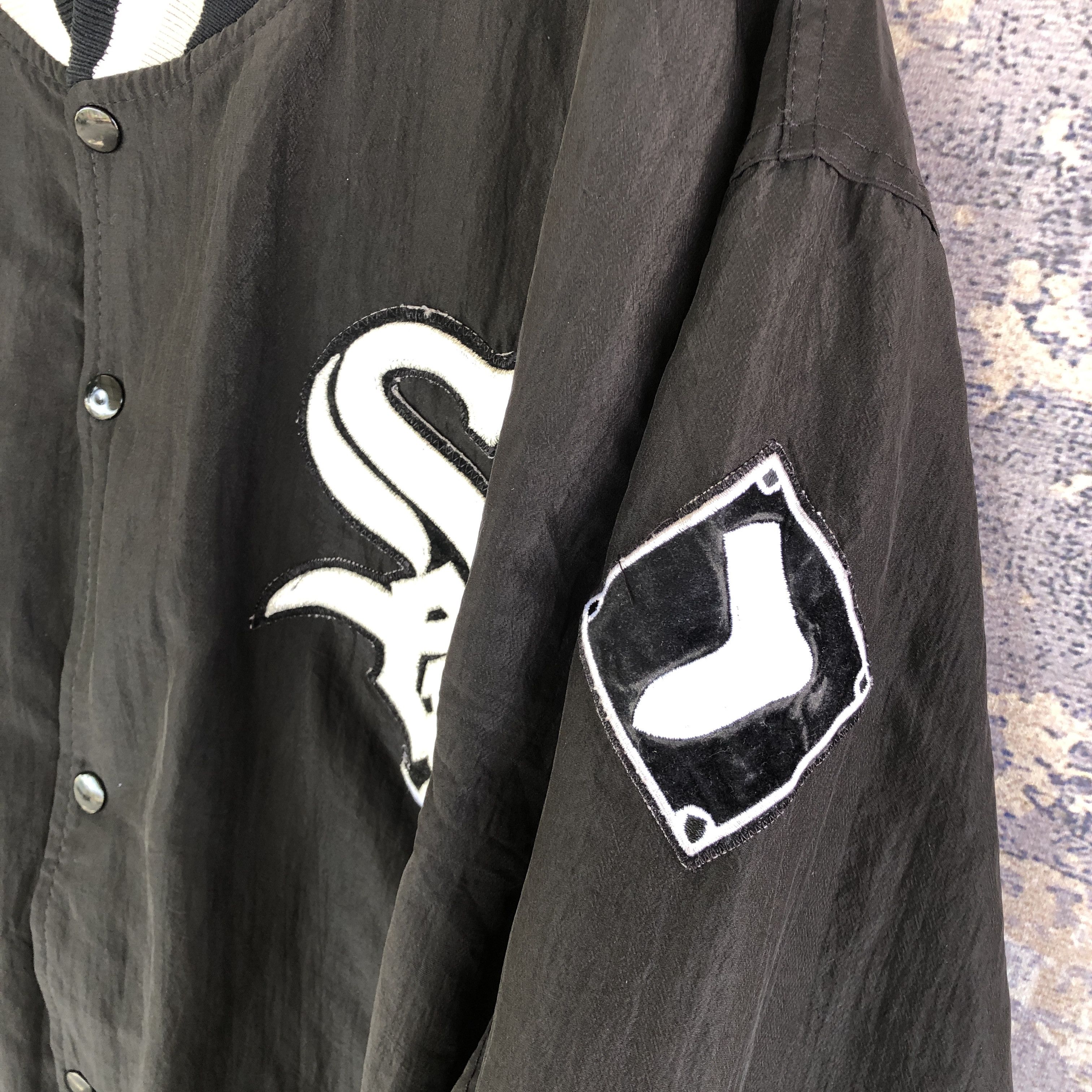 MLB × Vintage Chicago White Sox Baseball Jacket MLB Varsity Jacket Size US XXL / EU 58 / 5 - 7 Thumbnail