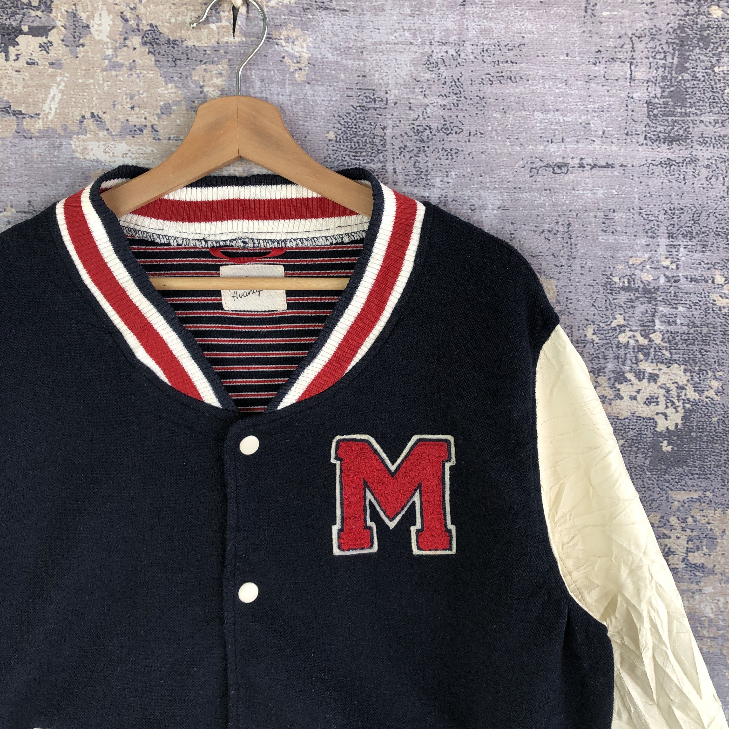 Japanese Brand Avail Avantgarde Varsity Jacket Japanese Wool Jacket Size US M / EU 48-50 / 2 - 4 Thumbnail