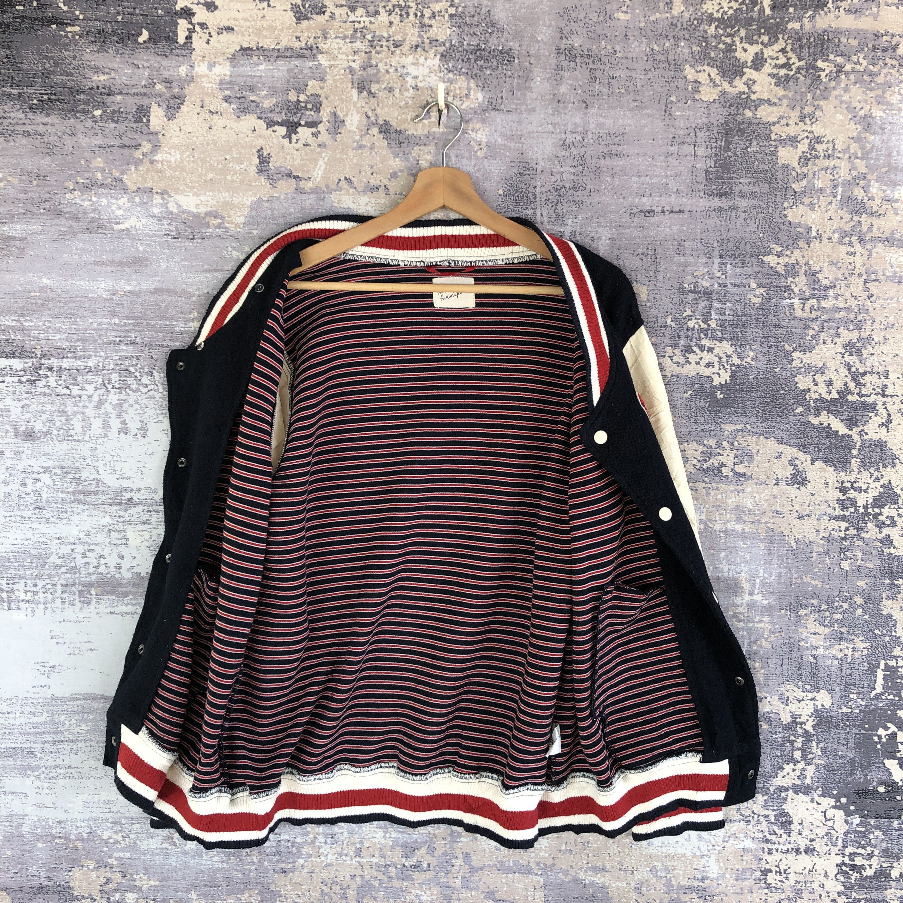 Japanese Brand Avail Avantgarde Varsity Jacket Japanese Wool Jacket Size US M / EU 48-50 / 2 - 6 Thumbnail