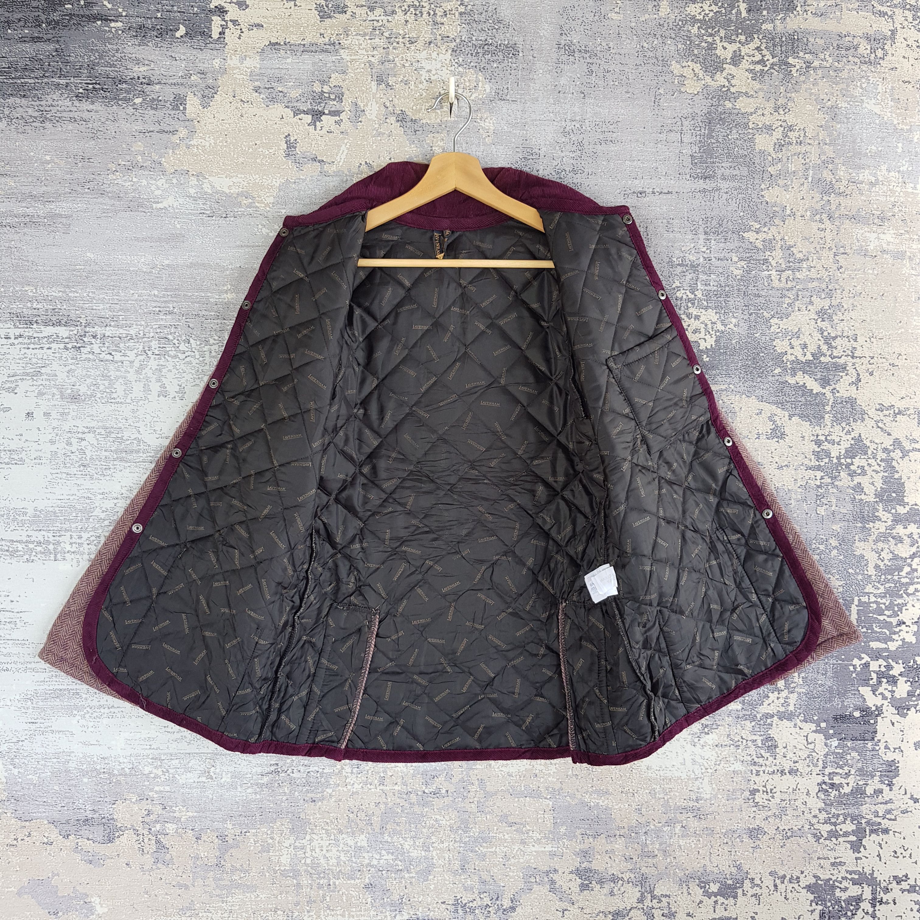 Japanese Brand × Vintage Vintage Laveham Jacket Quilted Wool Jacket England Made Size US S / EU 44-46 / 1 - 5 Thumbnail
