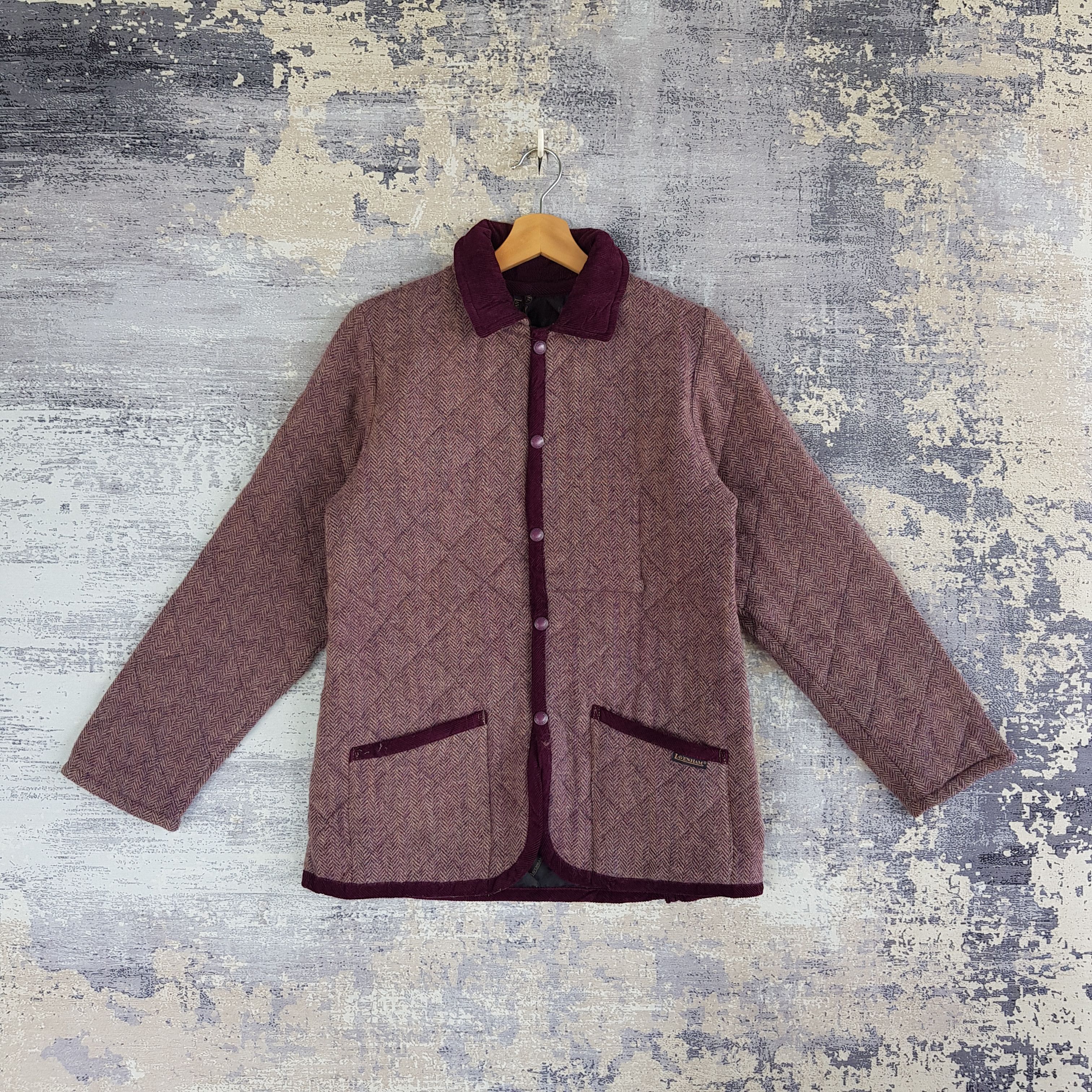 Japanese Brand × Vintage Vintage Laveham Jacket Quilted Wool Jacket England Made Size US S / EU 44-46 / 1 - 1 Thumbnail