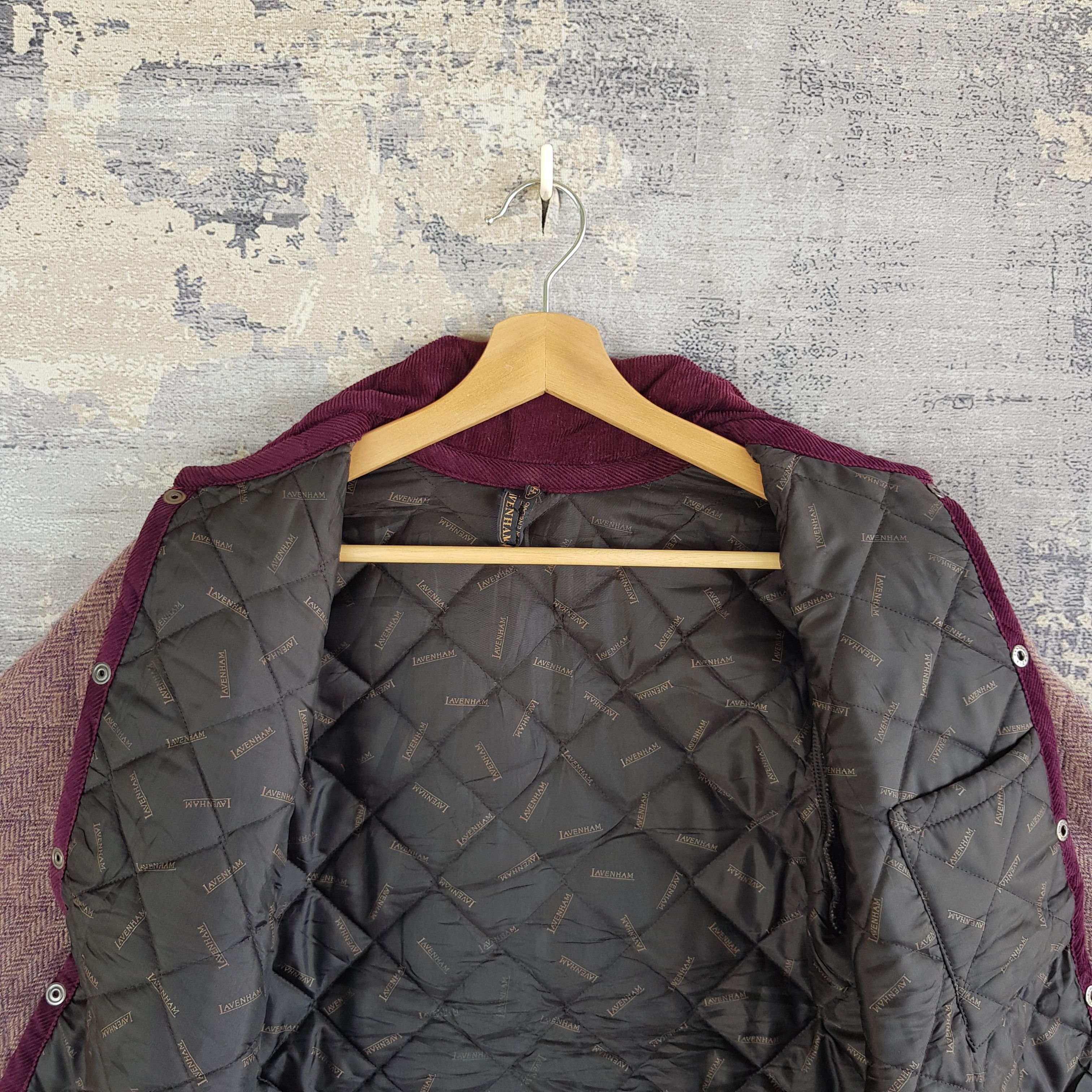 Japanese Brand × Vintage Vintage Laveham Jacket Quilted Wool Jacket England Made Size US S / EU 44-46 / 1 - 6 Thumbnail