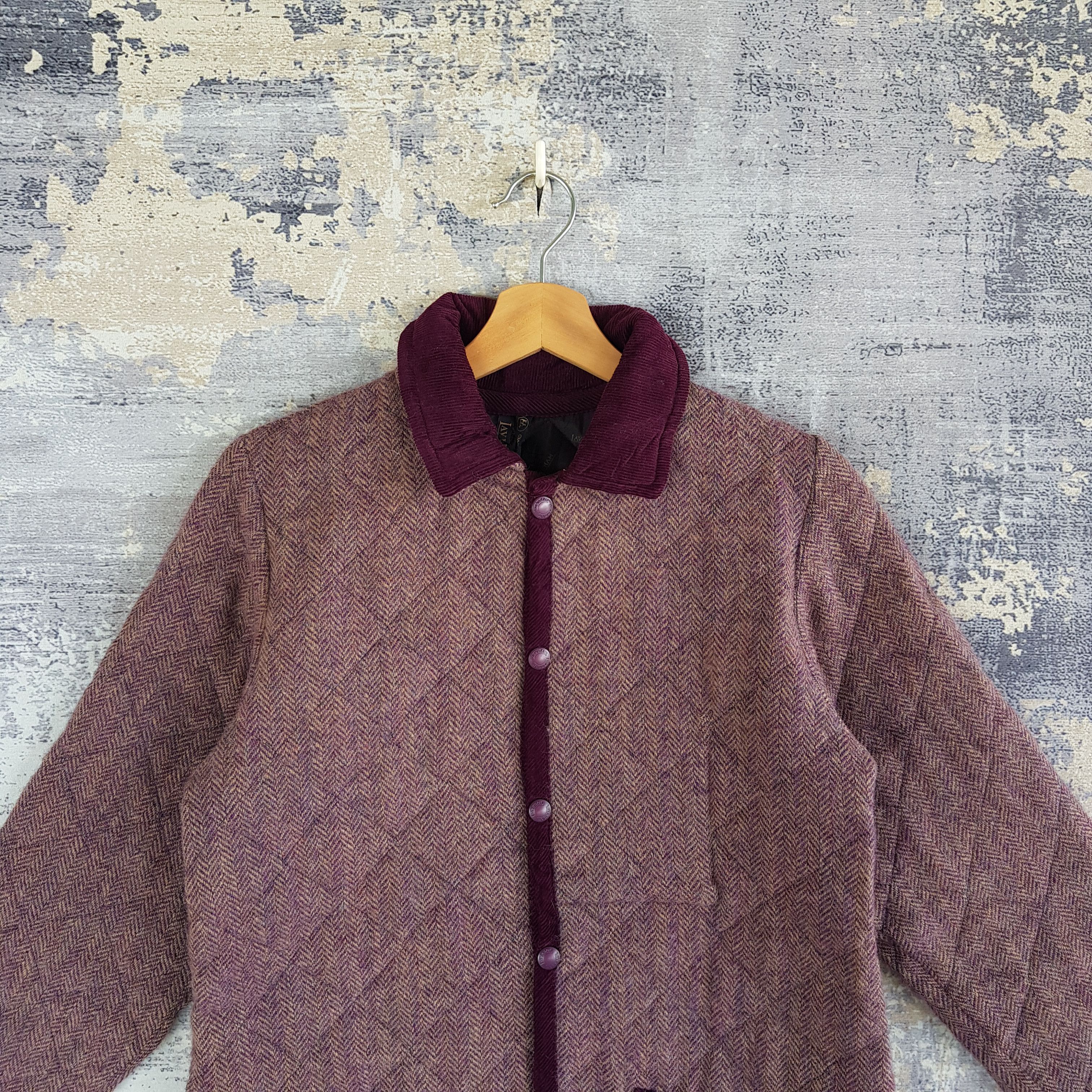 Japanese Brand × Vintage Vintage Laveham Jacket Quilted Wool Jacket England Made Size US S / EU 44-46 / 1 - 3 Thumbnail