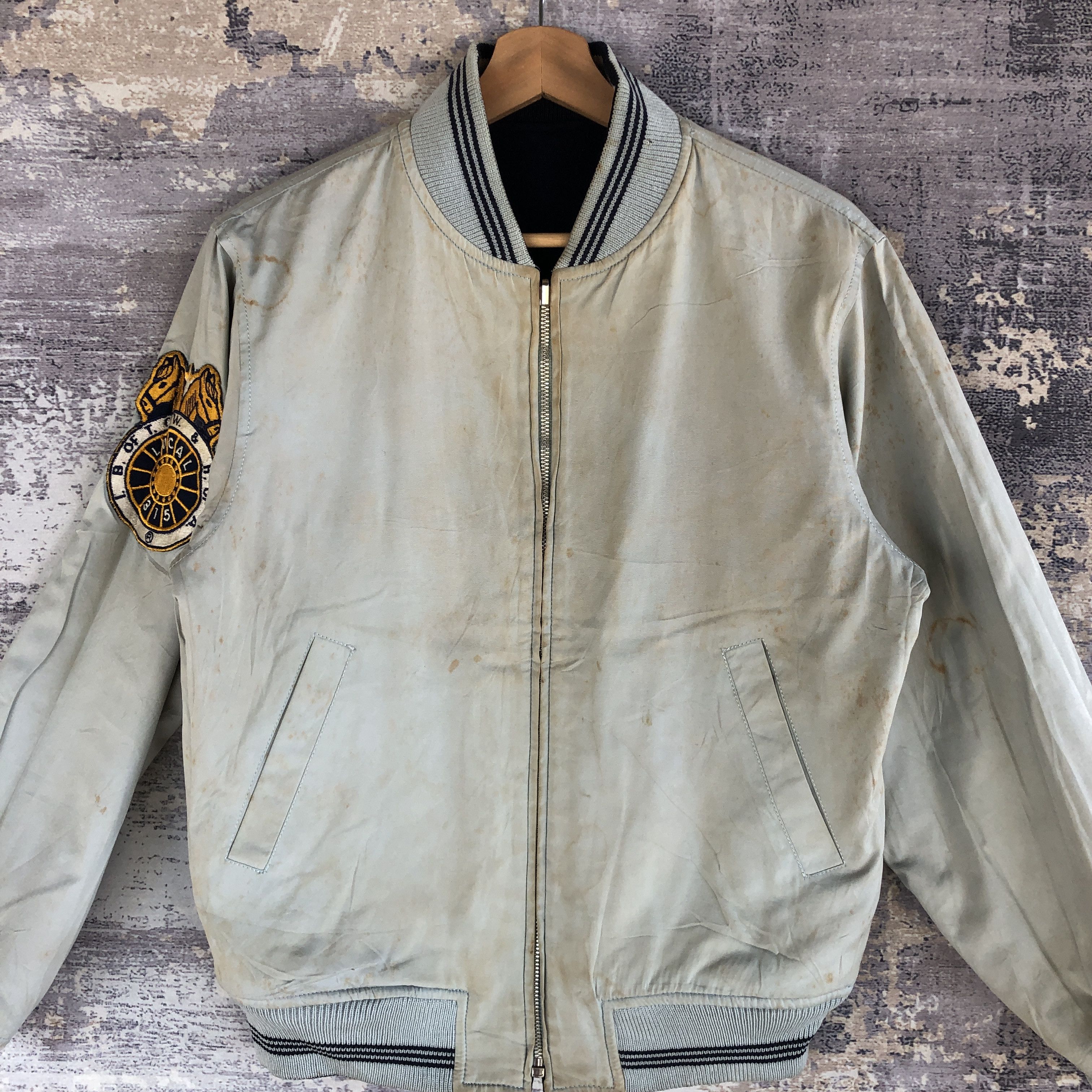 Japanese Brand × Vintage Vox Inc Varsity Jacket Reversible Letterman Wool Jacket Size US L / EU 52-54 / 3 - 10 Thumbnail