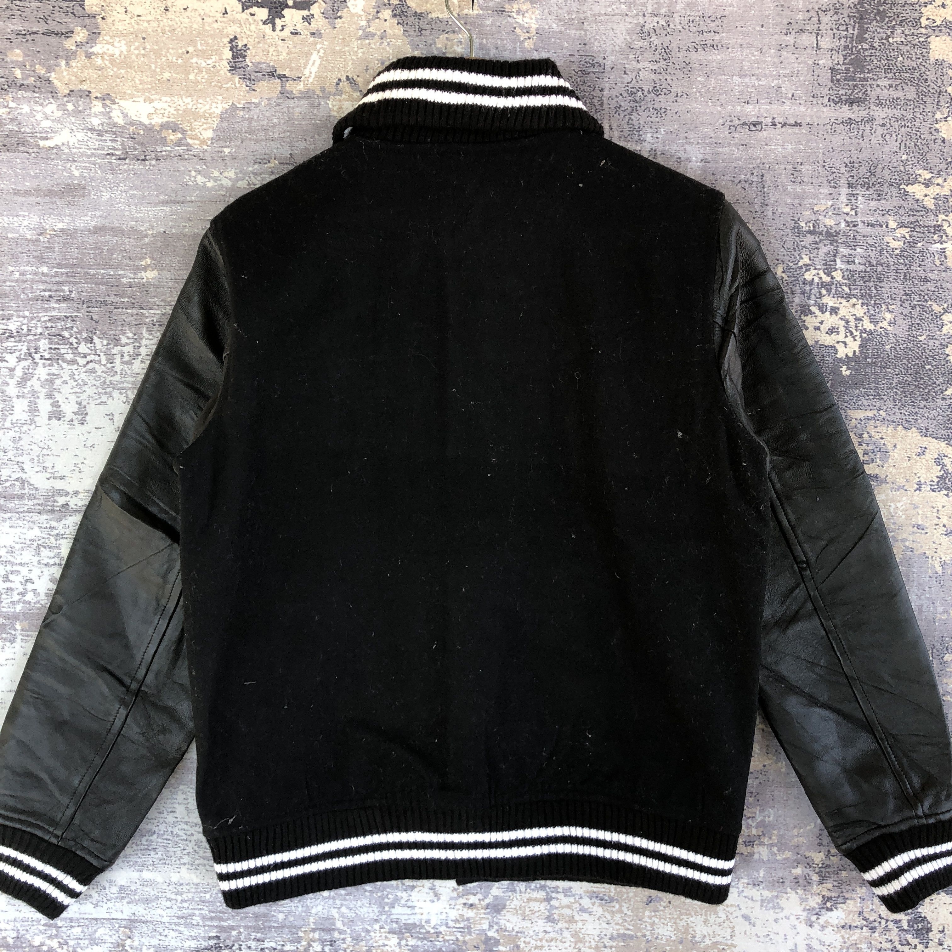 Beams Plus × Vintage Beams Varsity Jacket Japanese Leather Jacket Wool Jacket Size S / US 4 / IT 40 - 6 Thumbnail