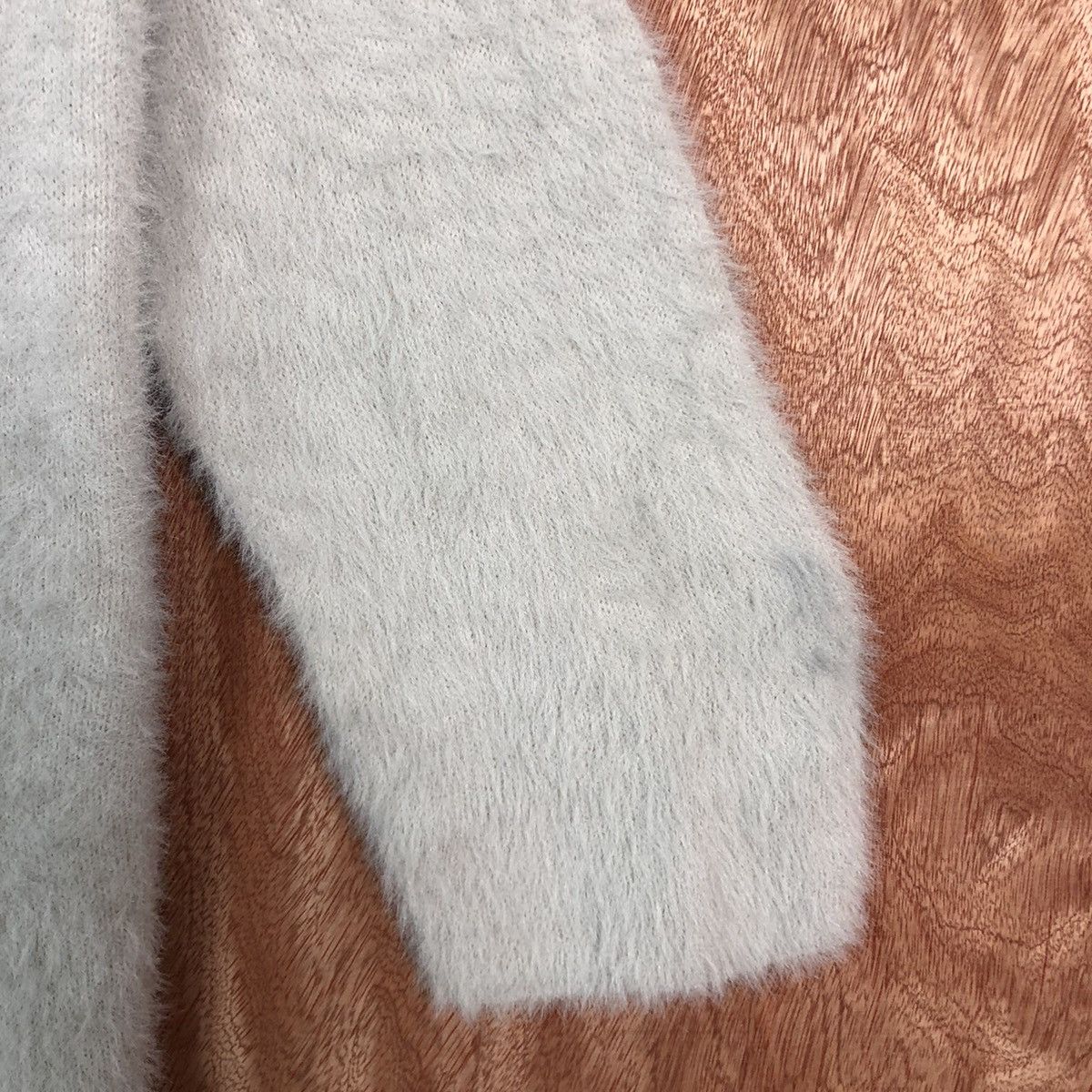 Japanese Brand DLL Rope Picnic Grey Mohair Shag Shaggy Cardigan #c309 Size US M / EU 48-50 / 2 - 4 Thumbnail
