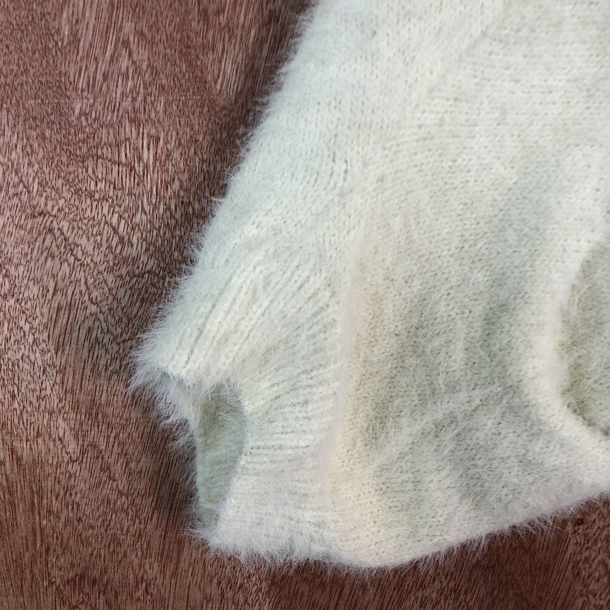 Homespun Knitwear Silent Worth White Shag Shaggy Knitwear #c327 Size US M / EU 48-50 / 2 - 6 Thumbnail