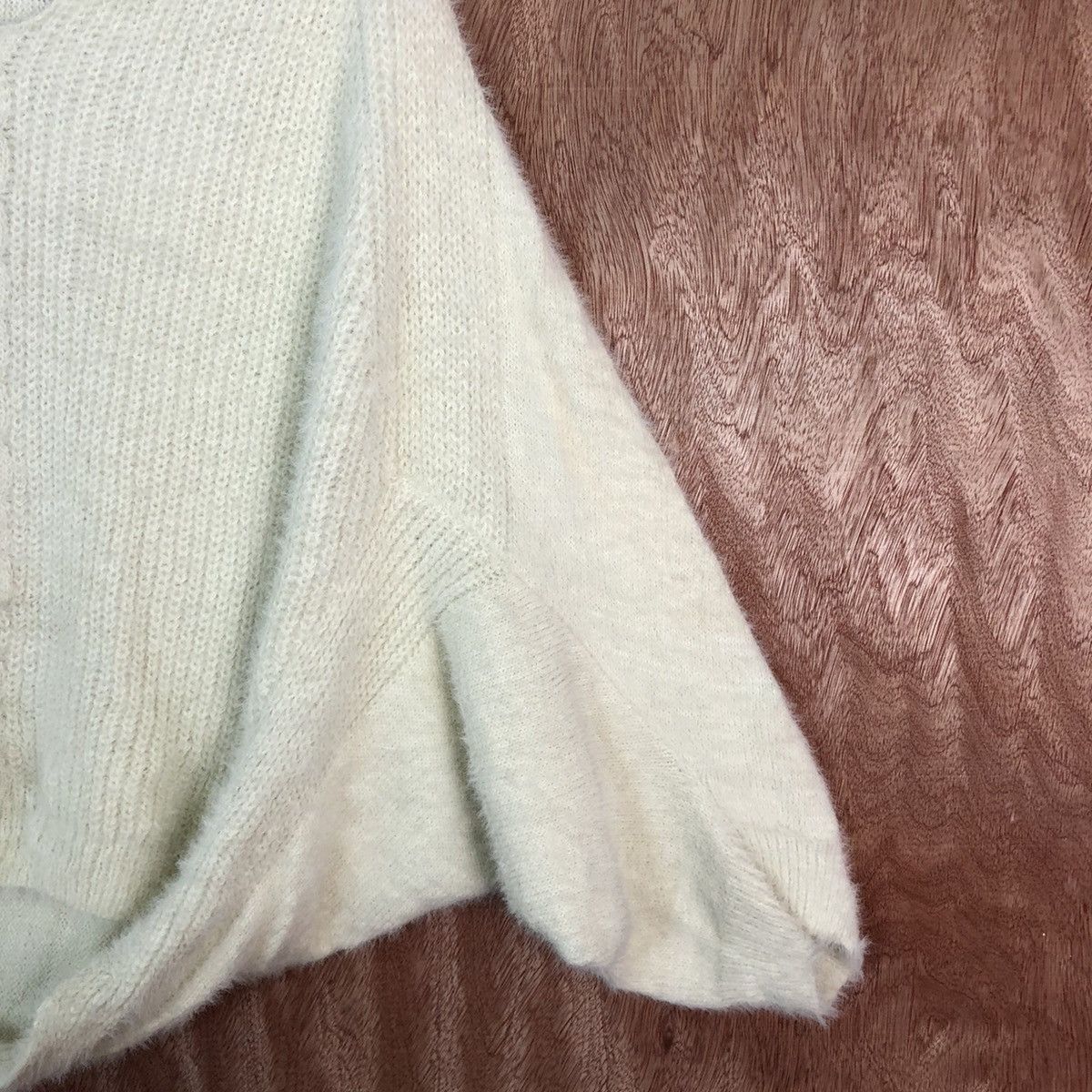 Homespun Knitwear Silent Worth White Shag Shaggy Knitwear #c327 Size US M / EU 48-50 / 2 - 5 Thumbnail