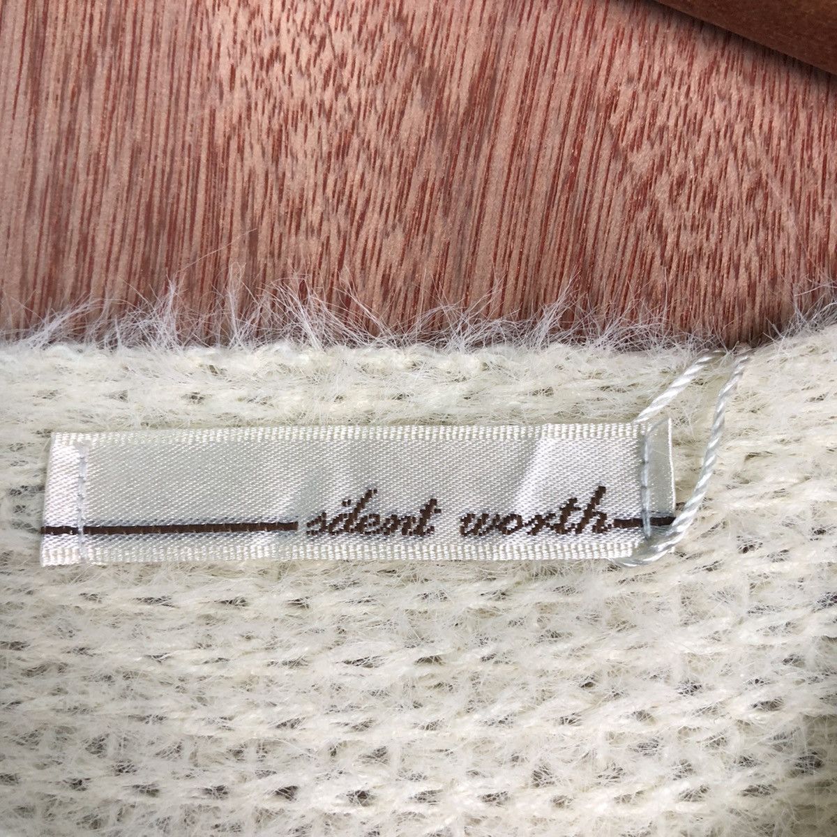 Homespun Knitwear Silent Worth White Shag Shaggy Knitwear #c327 Size US M / EU 48-50 / 2 - 9 Thumbnail