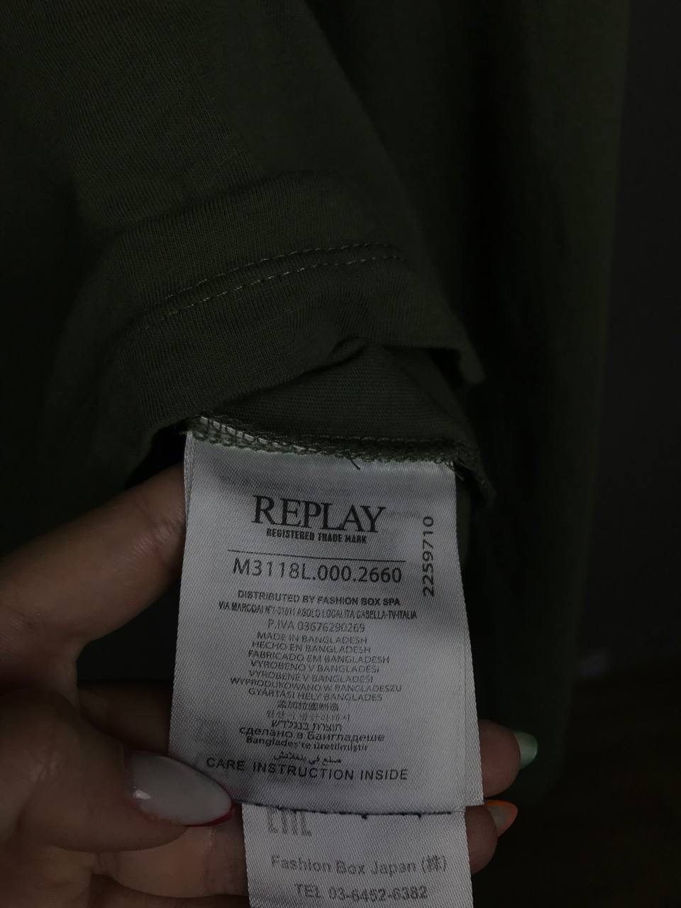 Replay Replay luxury streetwear patch logo longsleeve Size US XL / EU 56 / 4 - 6 Thumbnail
