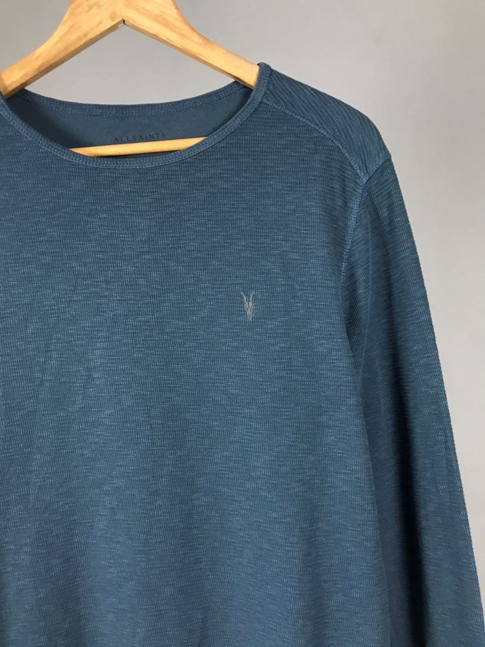 Allsaints Allsaints luxury streetwear blue sweatshirt Size US S / EU 44-46 / 1 - 2 Thumbnail