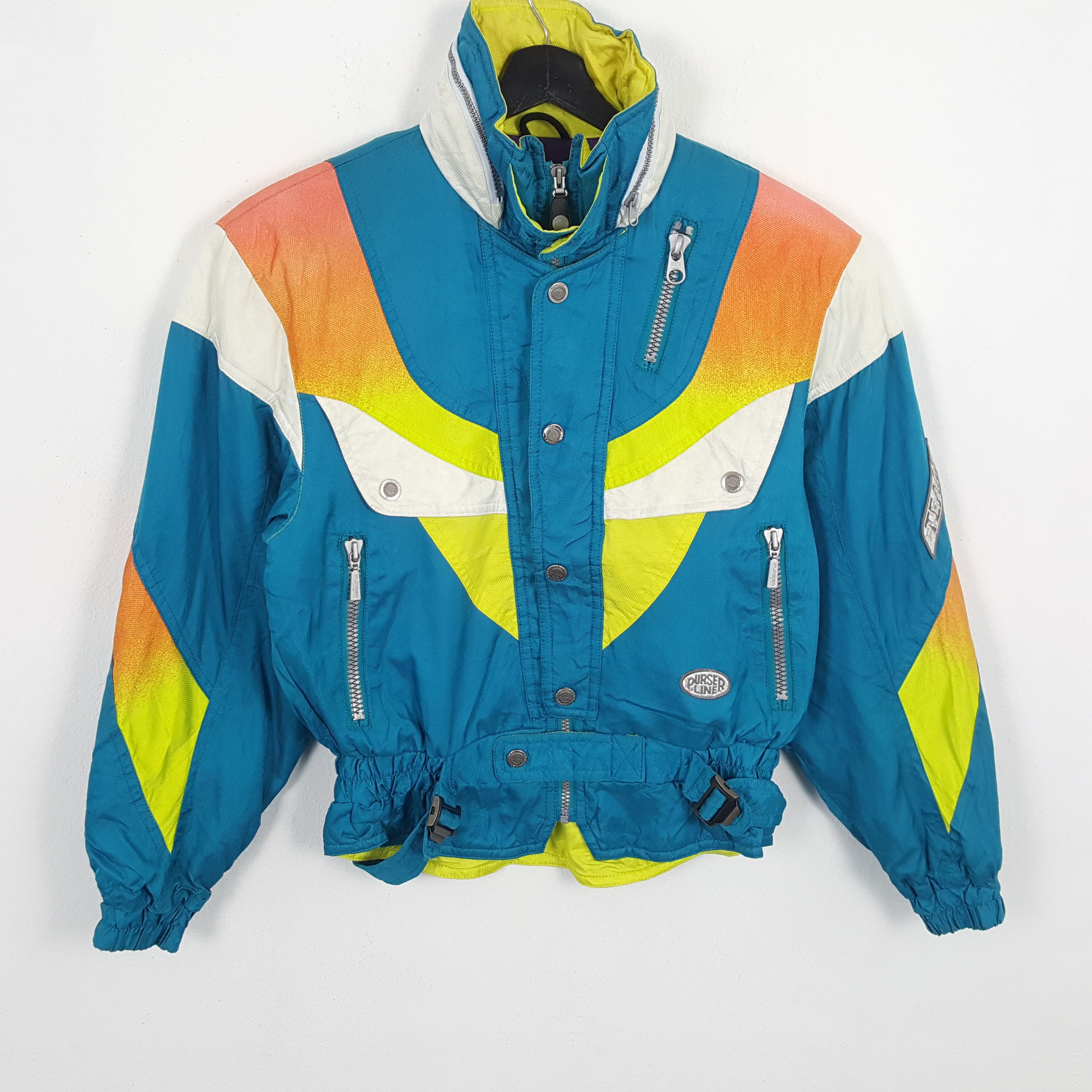 PUSER TEAM Snow Ski Multi Color Vintage Jacket Sweaters
